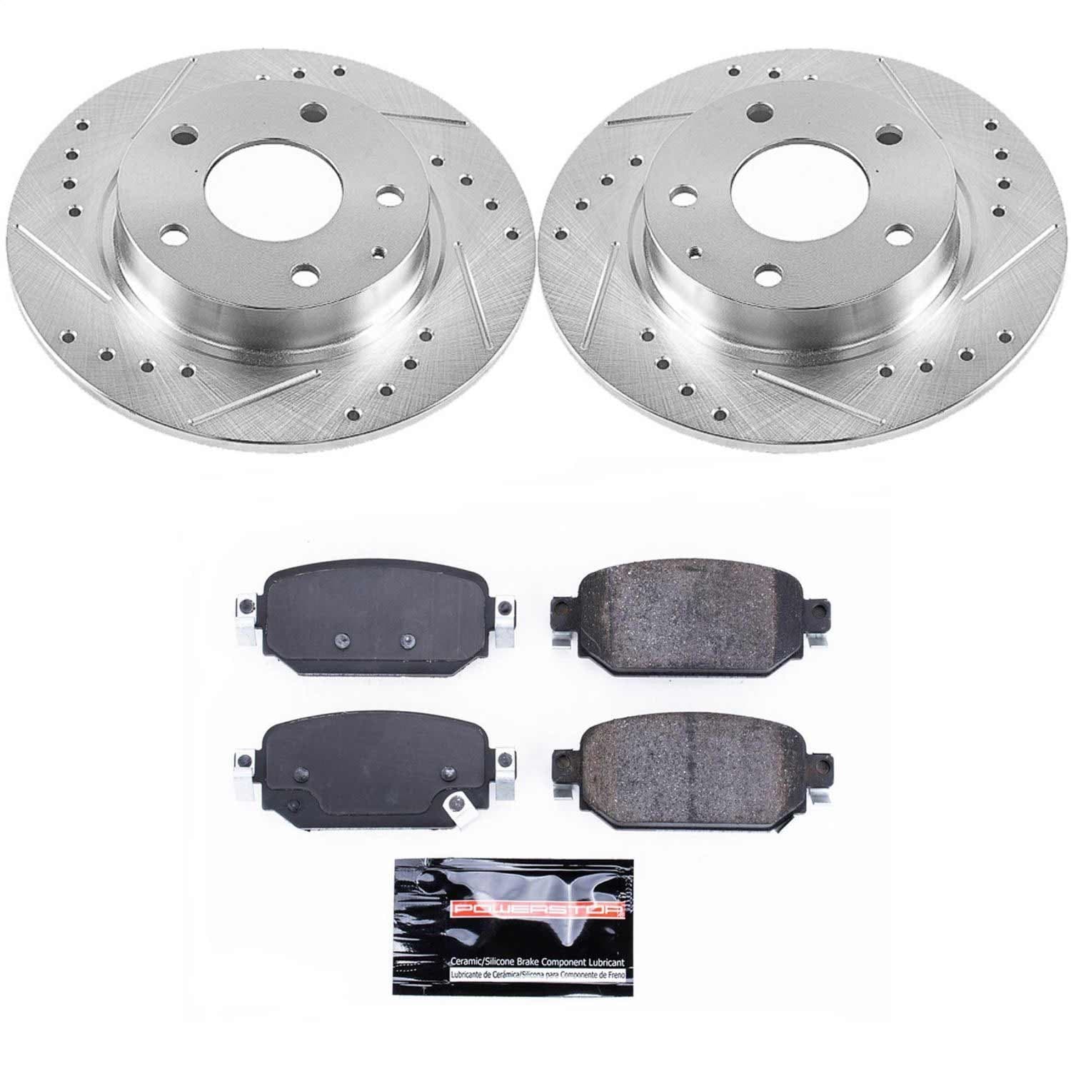 Power Stop - K7515 - Rear - Disc Brake Pad and Rotor Kit image 1