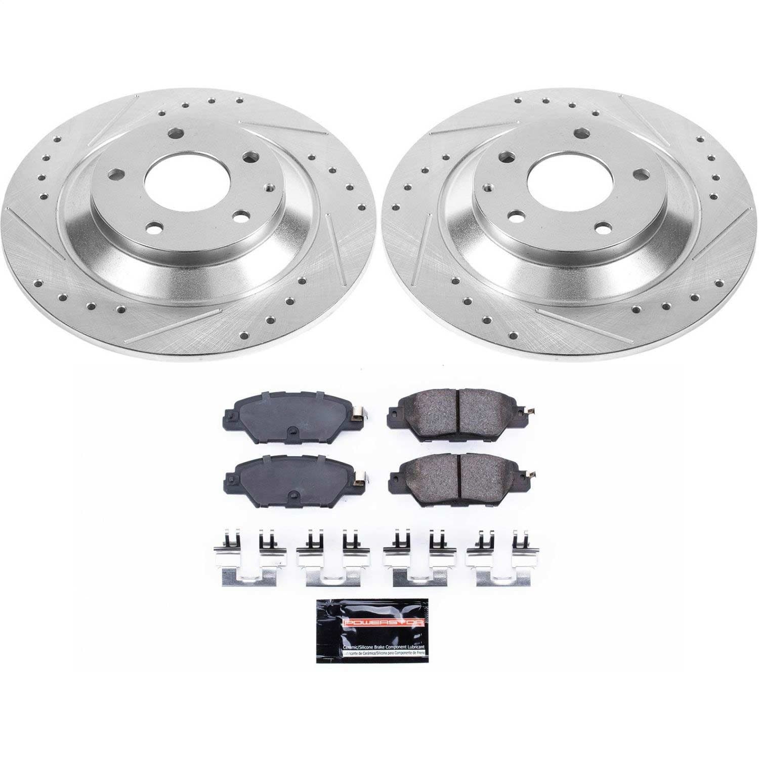 Power Stop - K7516 - Rear - Disc Brake Pad and Rotor Kit image 1
