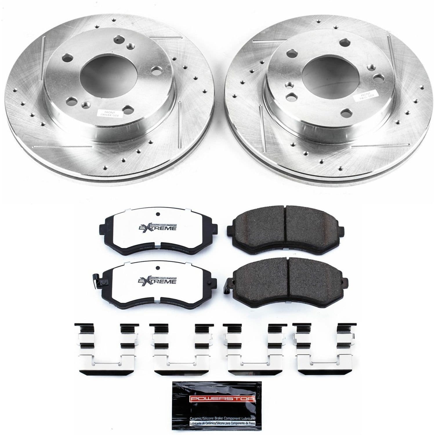 Power Stop - K754-26 - Front - Disc Brake Pad and Rotor Kit image 1