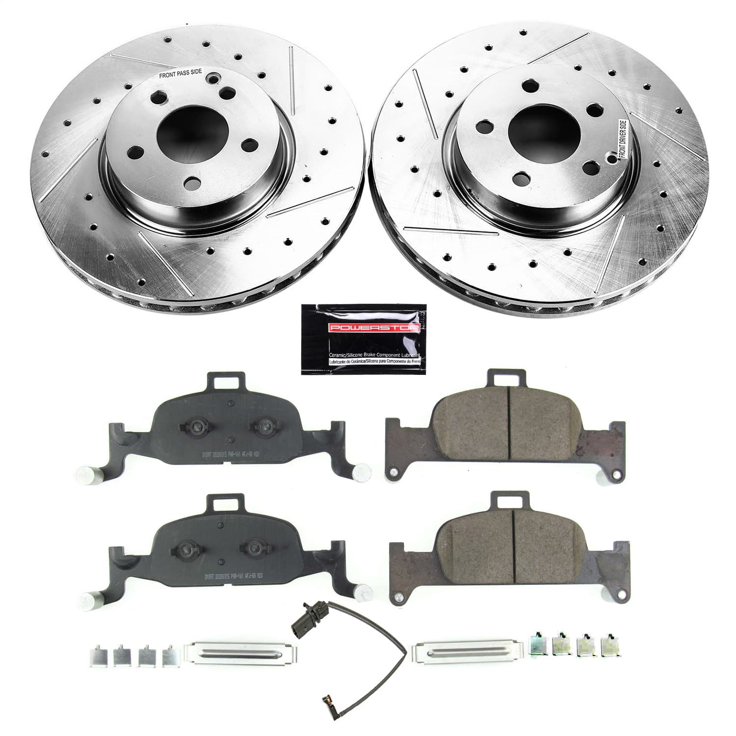 Power Stop - K7648 - Front - Disc Brake Pad and Rotor Kit image 1