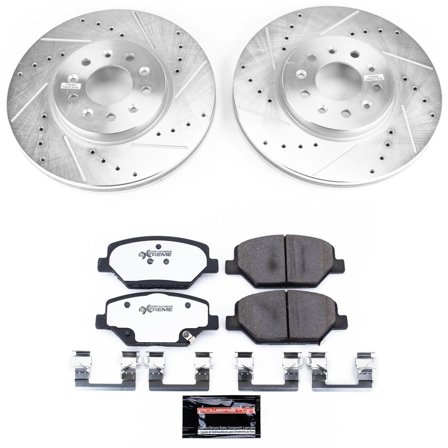 Power Stop - K7661-26 - Front - Disc Brake Pad and Rotor Kit image 1