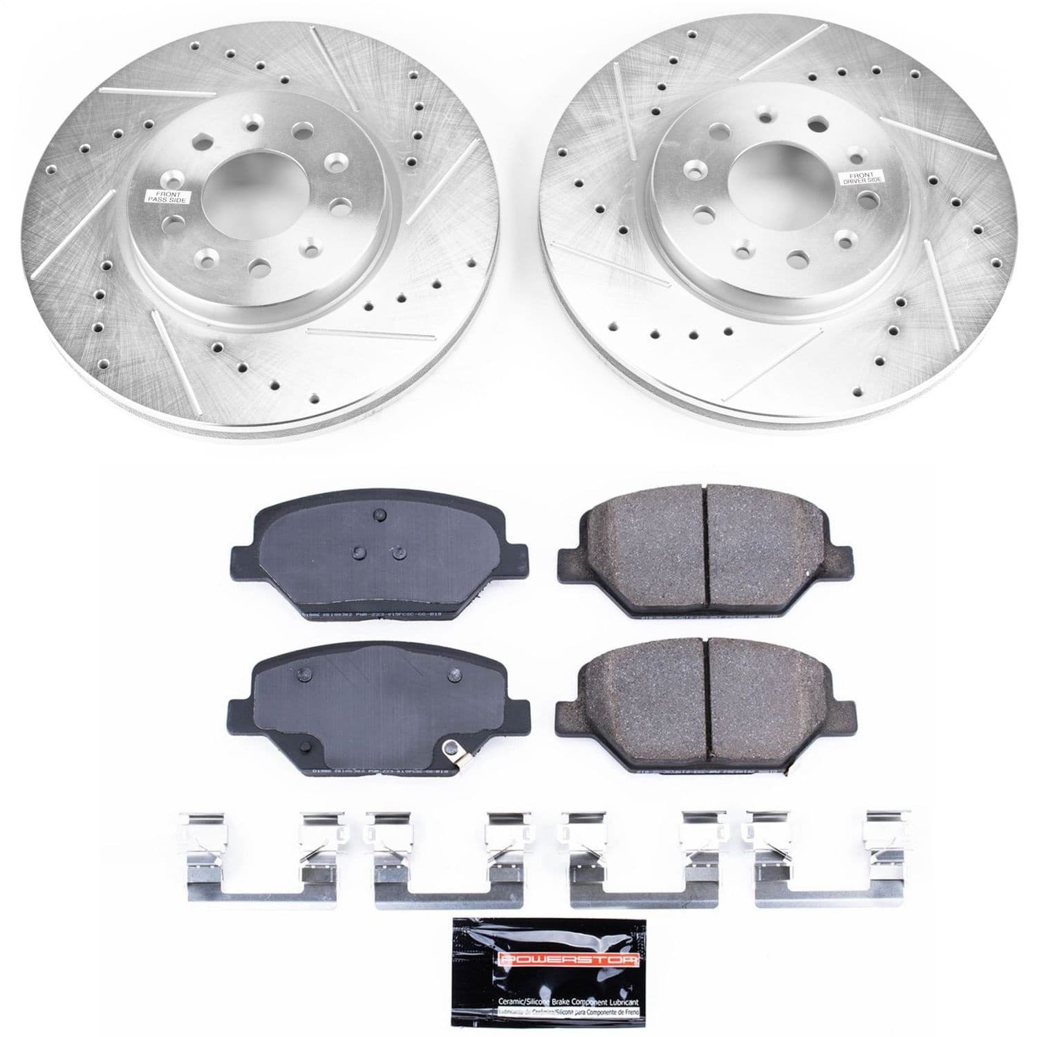 Power Stop - K7661 - Front - Disc Brake Pad and Rotor Kit image 1