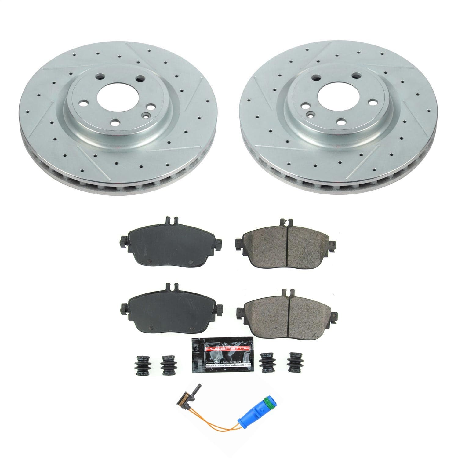 Power Stop - K7674 - Front - Disc Brake Pad and Rotor Kit image 1