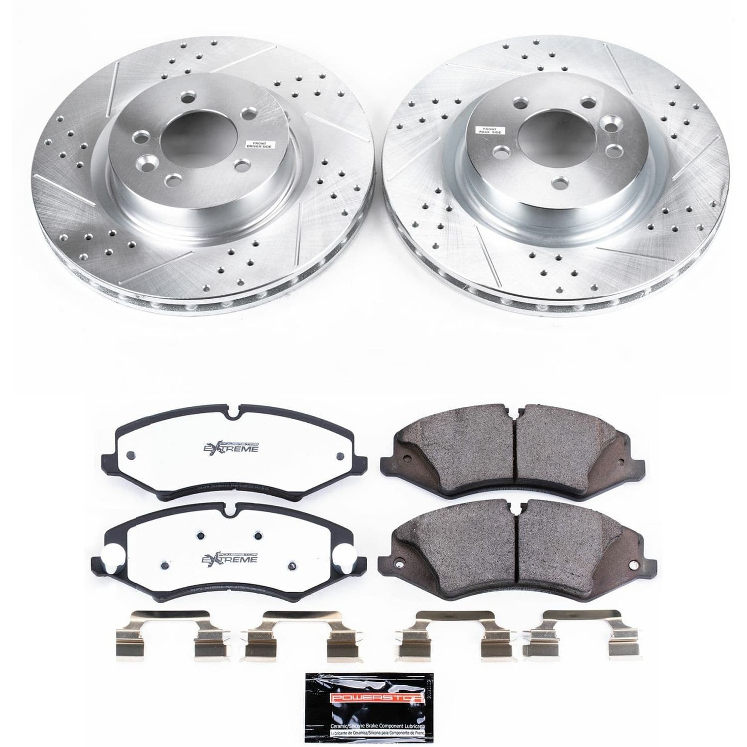 Power Stop - K7683-36 - Front - Disc Brake Pad and Rotor Kit image 1