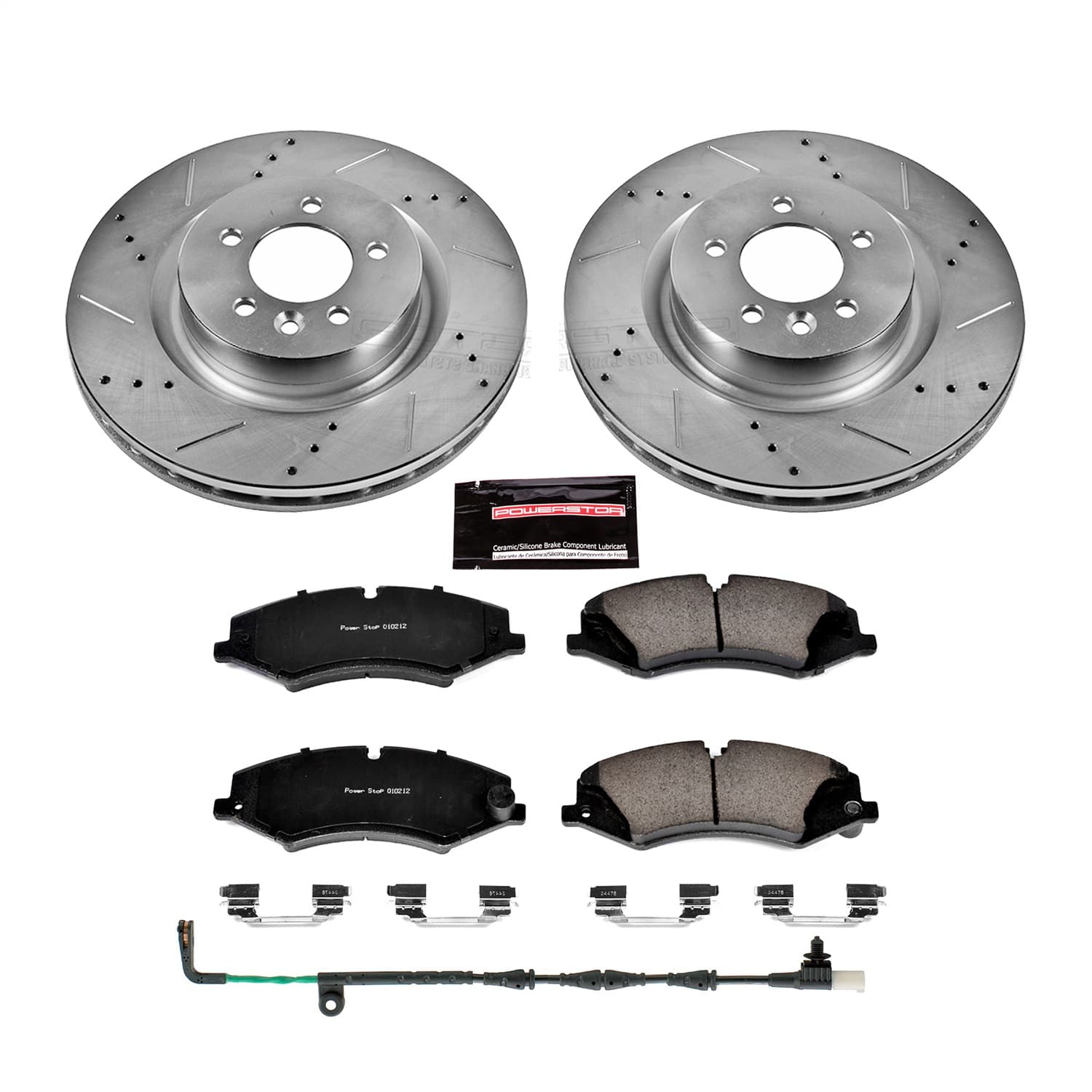 Power Stop - K7683 - Front - Disc Brake Pad and Rotor Kit image 1