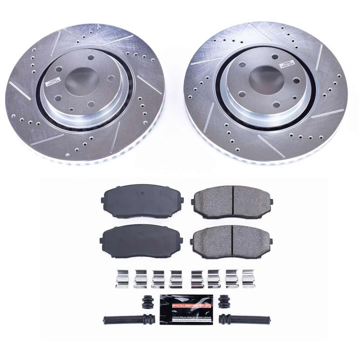 Power Stop - K7690 - Front - Disc Brake Pad and Rotor Kit image 1
