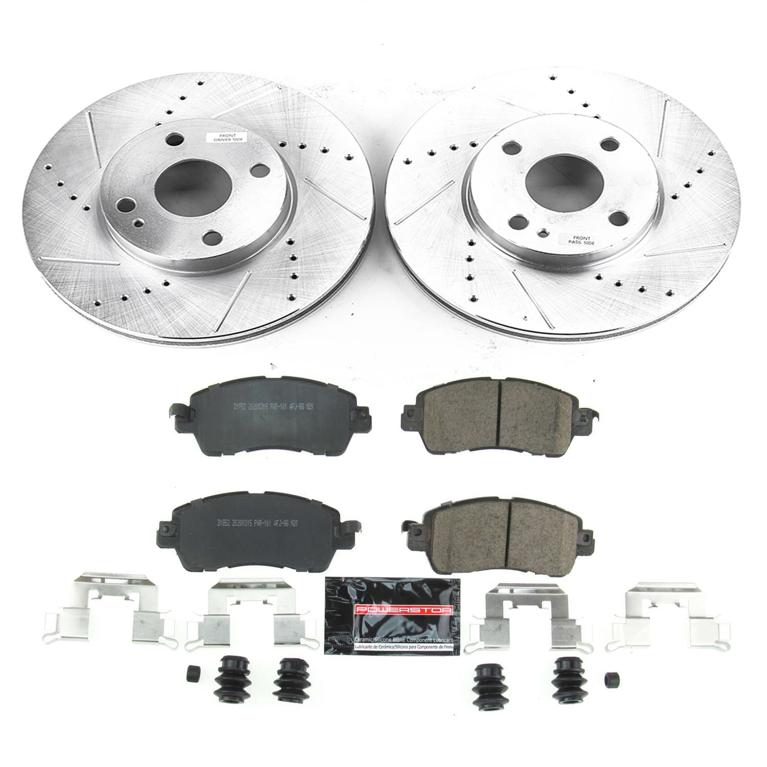Power Stop - K7700 - Front - Disc Brake Pad and Rotor Kit image 1