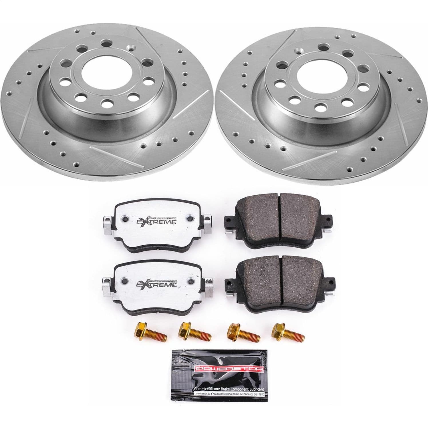 Power Stop - K7707-26 - Rear - Disc Brake Pad and Rotor Kit image 1