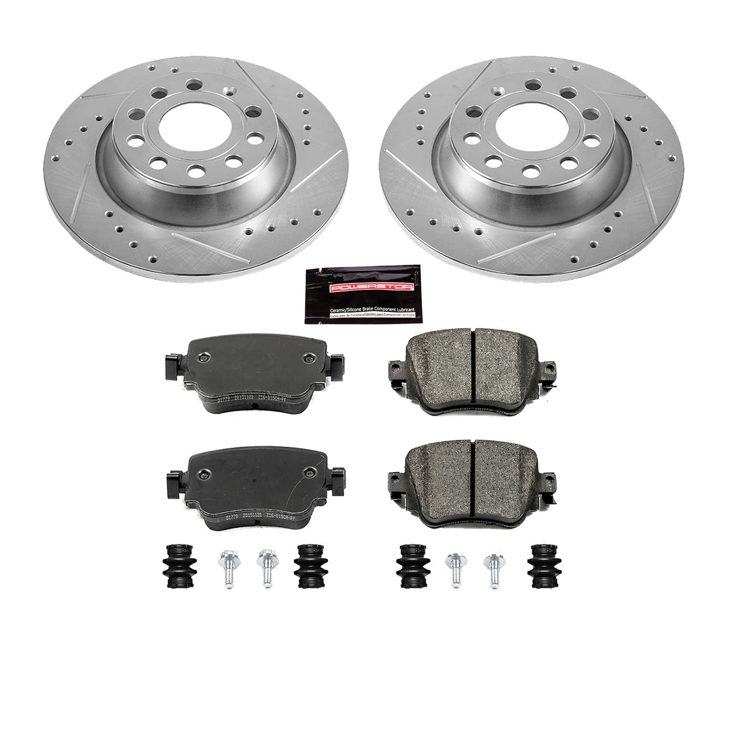 Power Stop - K7707 - Rear - Disc Brake Pad and Rotor Kit image 1