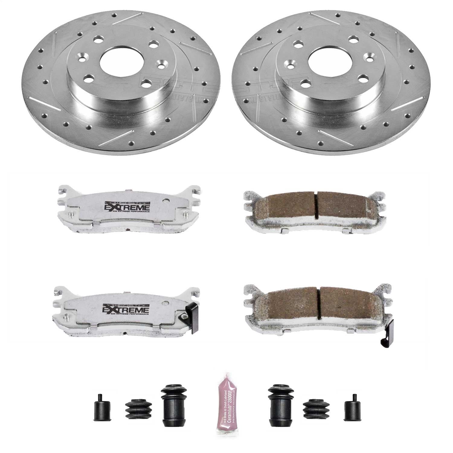 Power Stop - K772-26 - Rear - Disc Brake Pad and Rotor Kit image 1