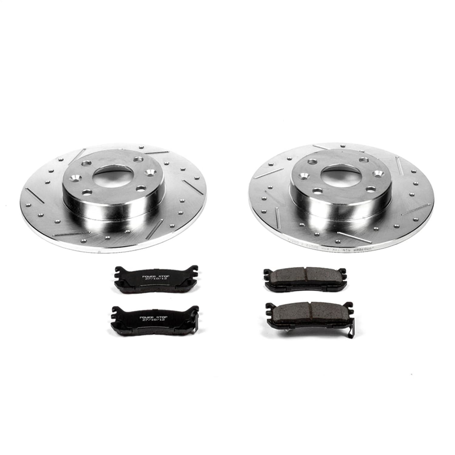 Power Stop - K772 - Rear - Disc Brake Pad and Rotor Kit image 1