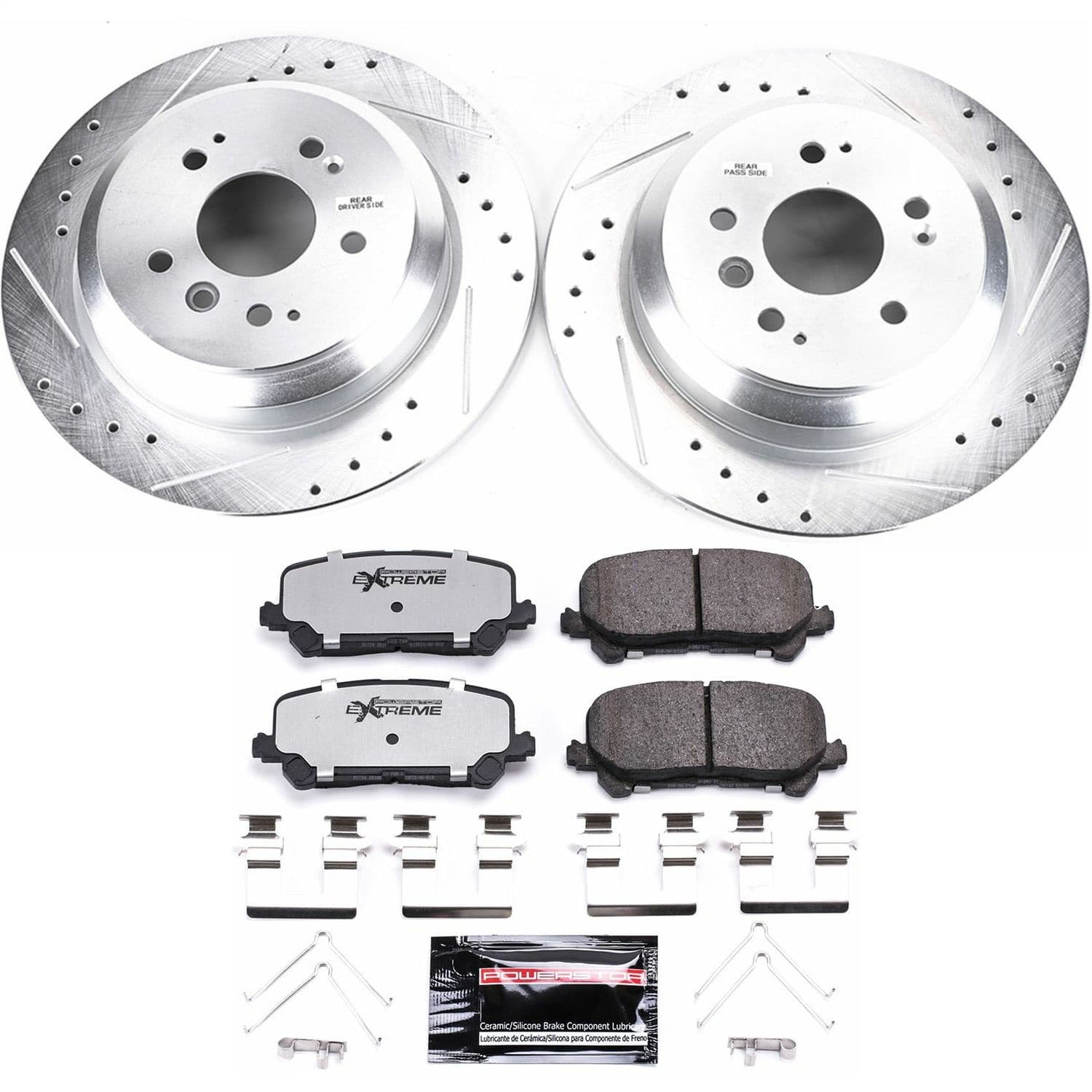Power Stop - K7727-36 - Rear - Disc Brake Pad and Rotor Kit image 1