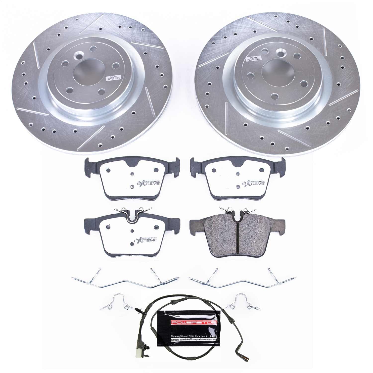 Power Stop - K7733-36 - Rear - Disc Brake Pad and Rotor Kit image 1
