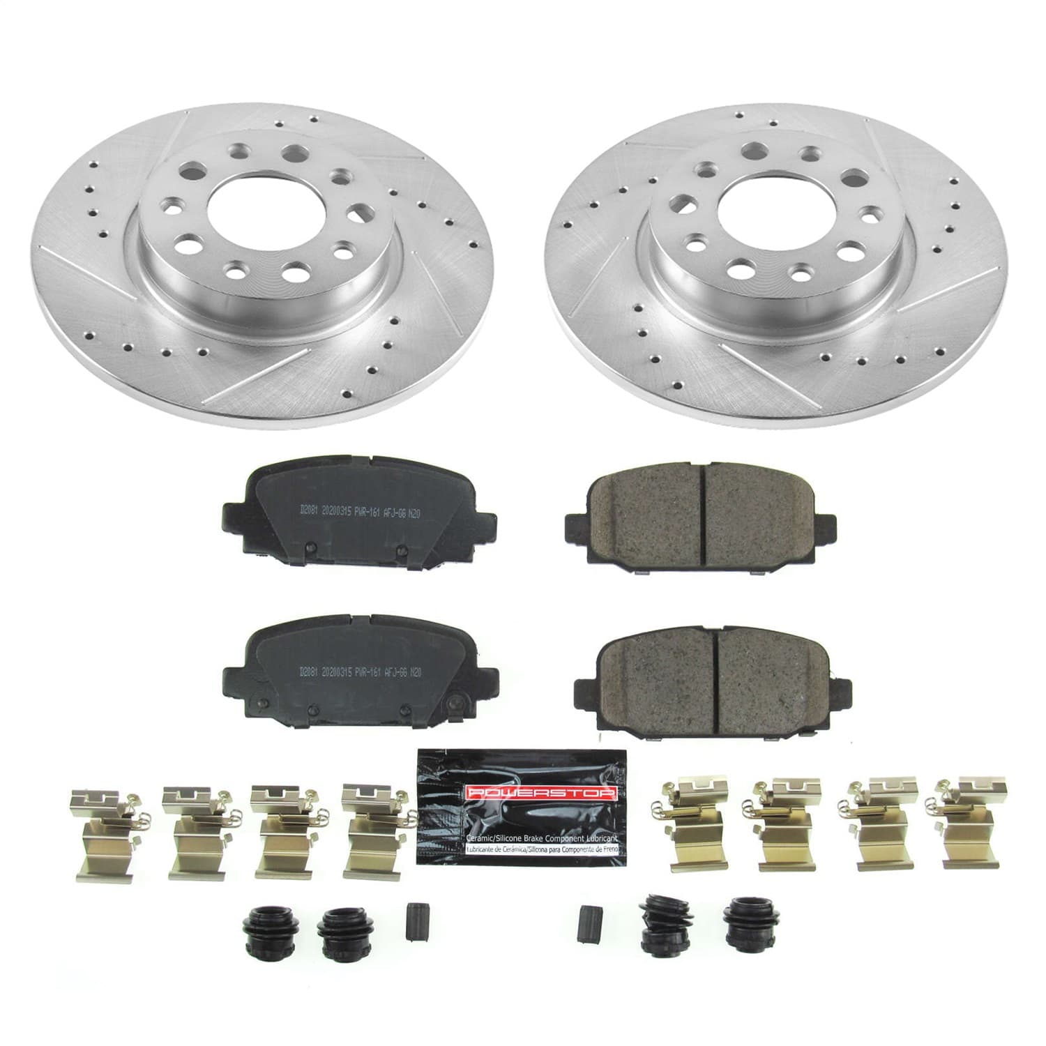 Power Stop - K7736 - Rear - Disc Brake Pad and Rotor Kit image 1