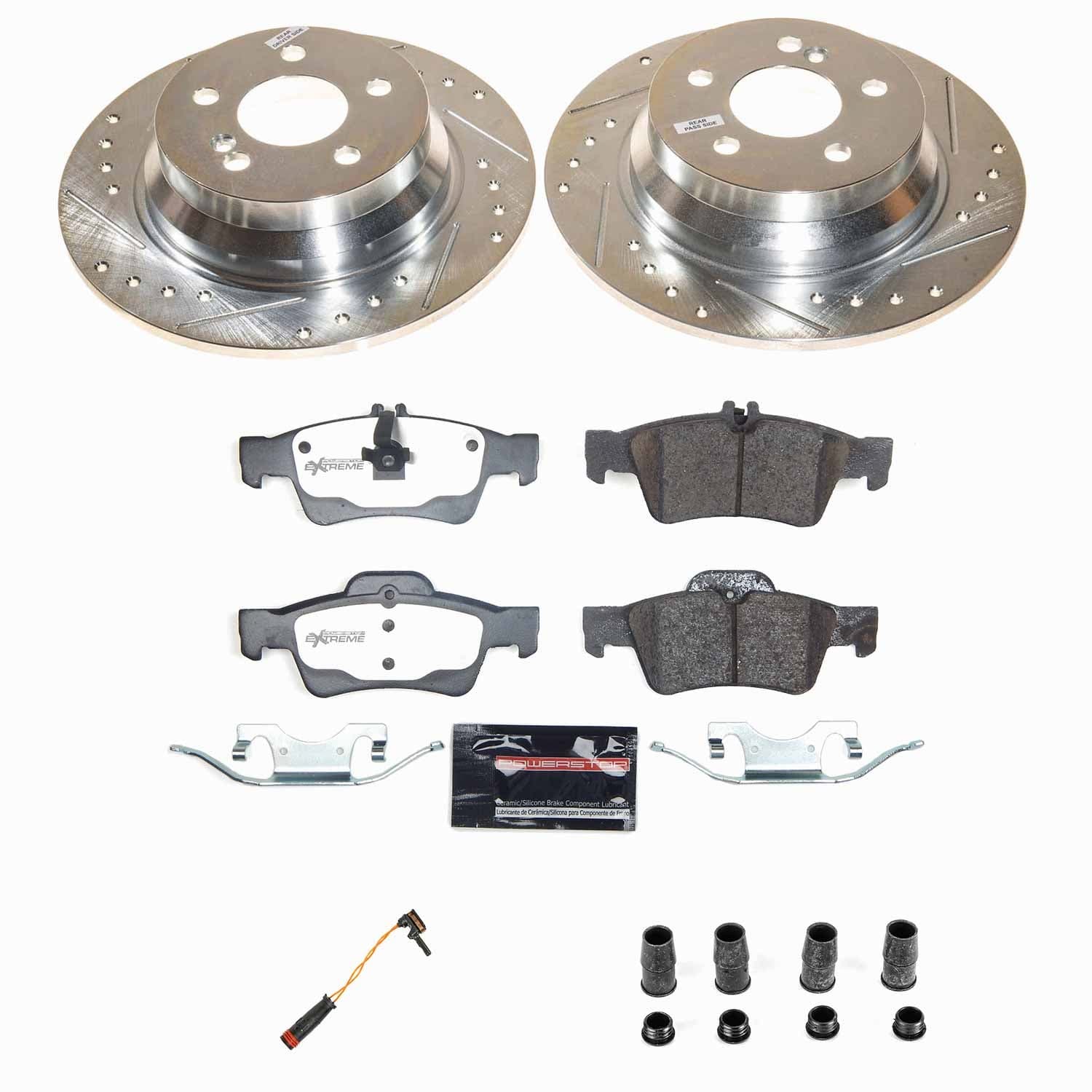 Power Stop - K7745-26 - Rear - Disc Brake Pad and Rotor Kit image 1