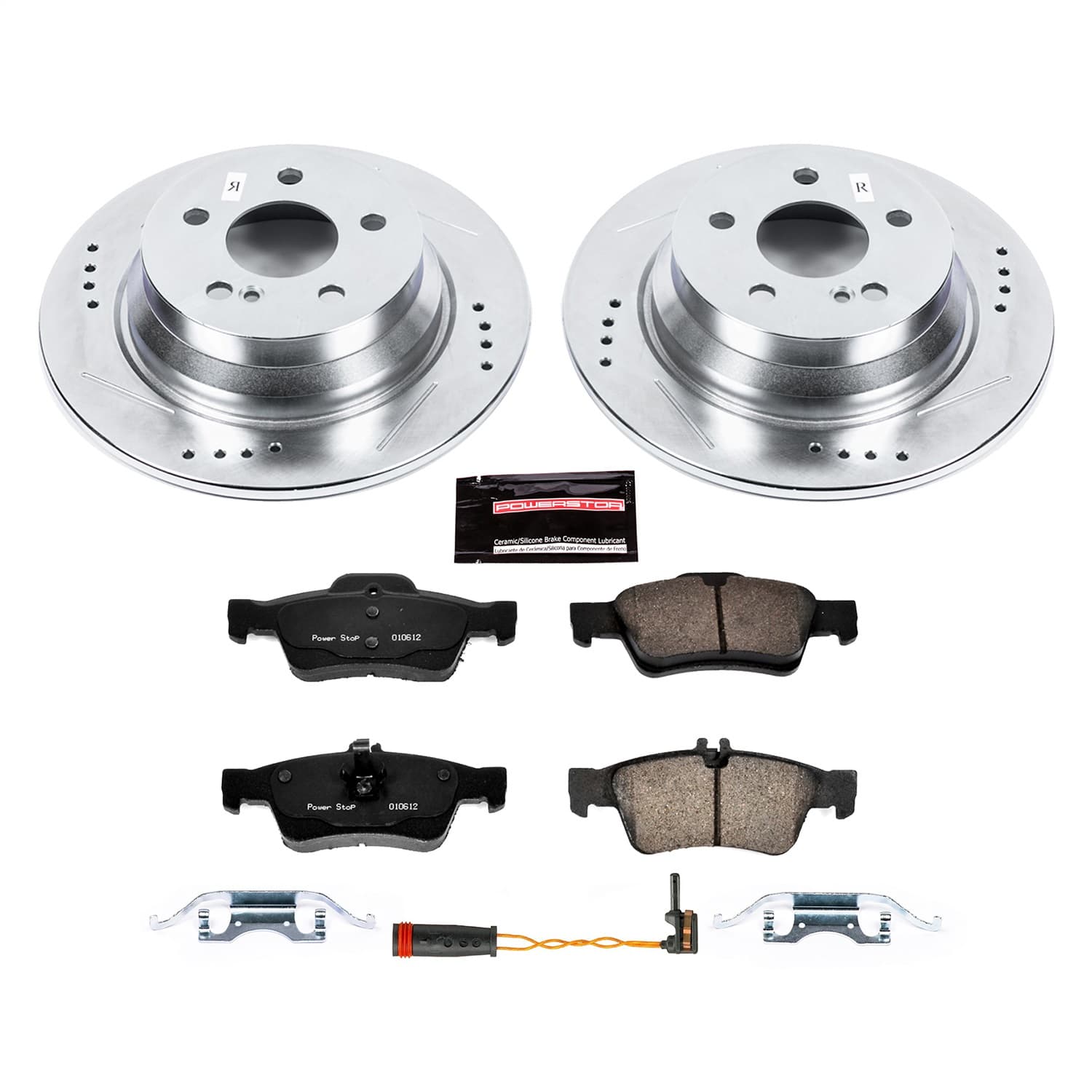Power Stop - K7745 - Rear - Disc Brake Pad and Rotor Kit image 1