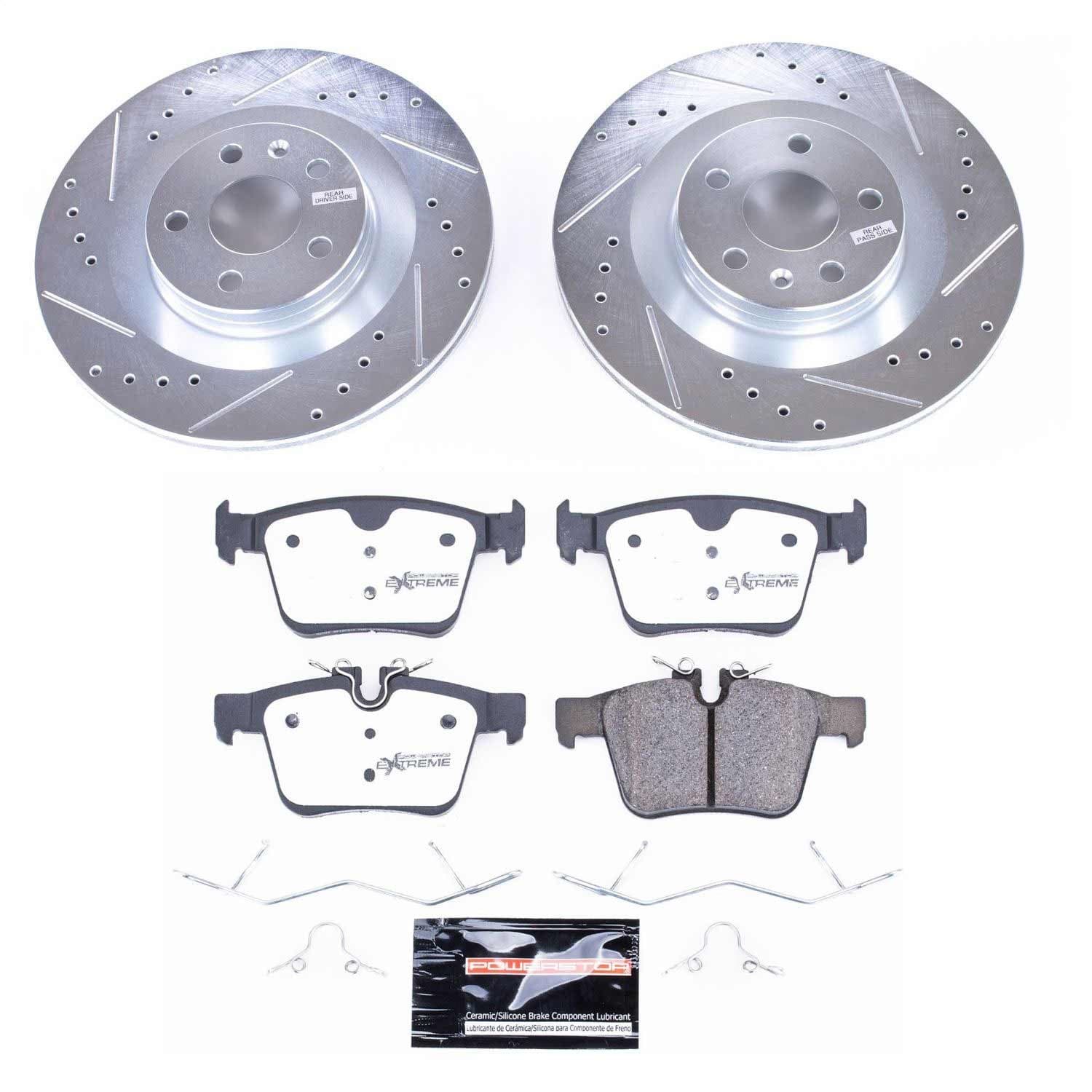 Power Stop - K7757-36 - Rear - Disc Brake Pad and Rotor Kit image 1