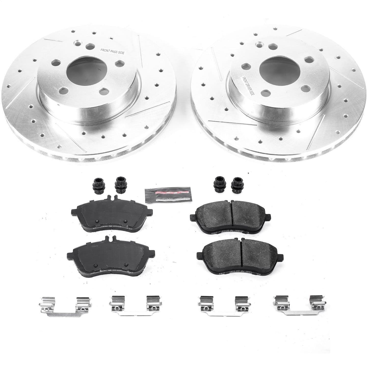 Power Stop - K7766 - Front - Disc Brake Pad and Rotor Kit image 1