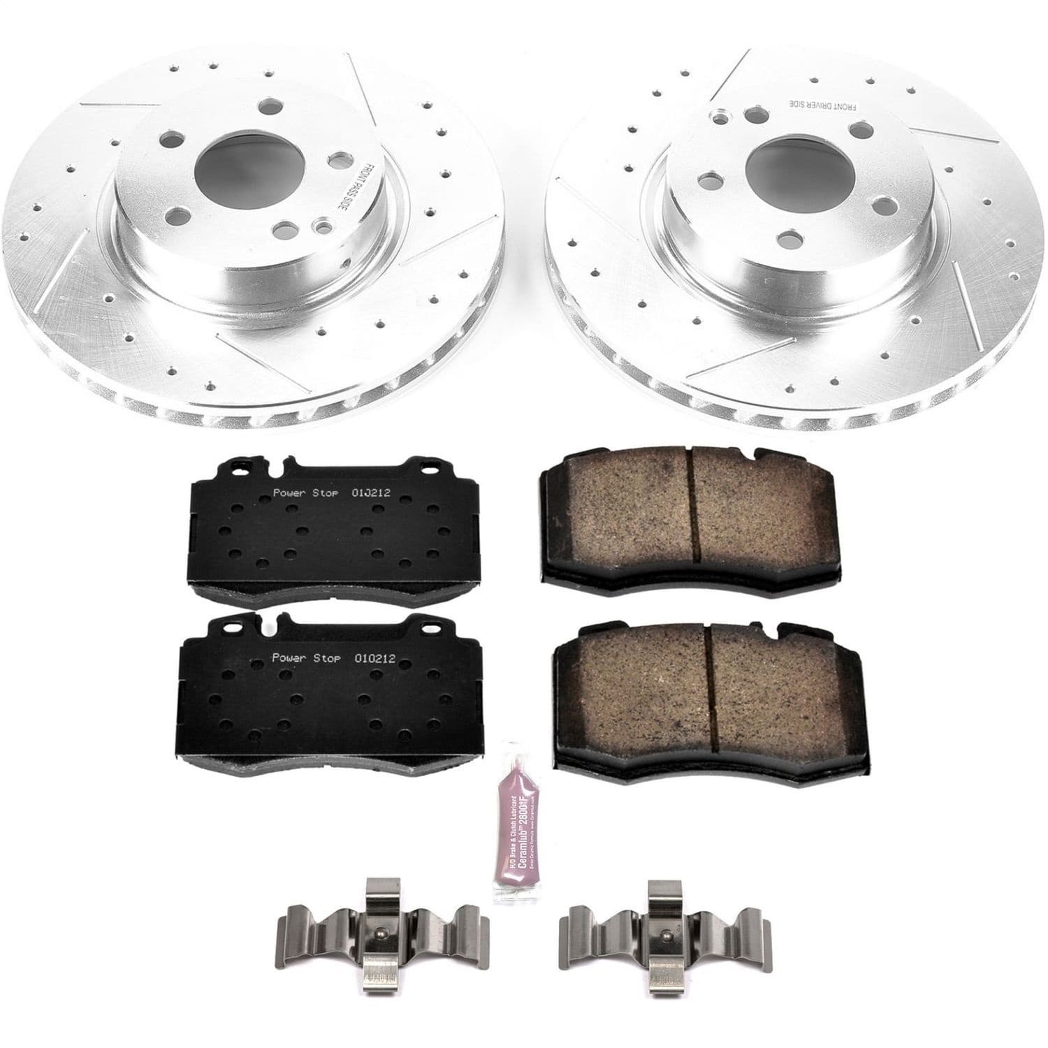 Power Stop - K7771 - Front - Disc Brake Pad and Rotor Kit image 1