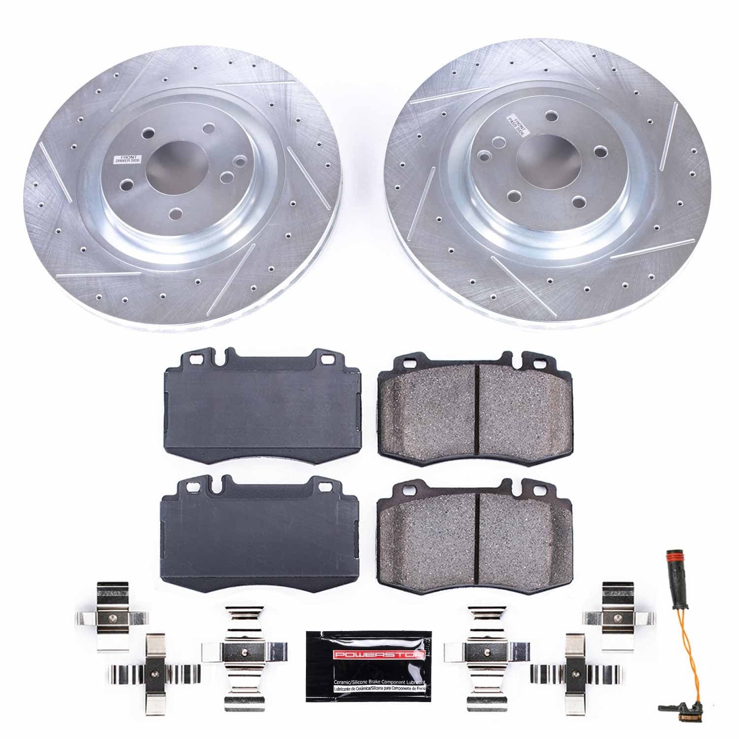 Power Stop - K7788 - Front - Disc Brake Pad and Rotor Kit image 1