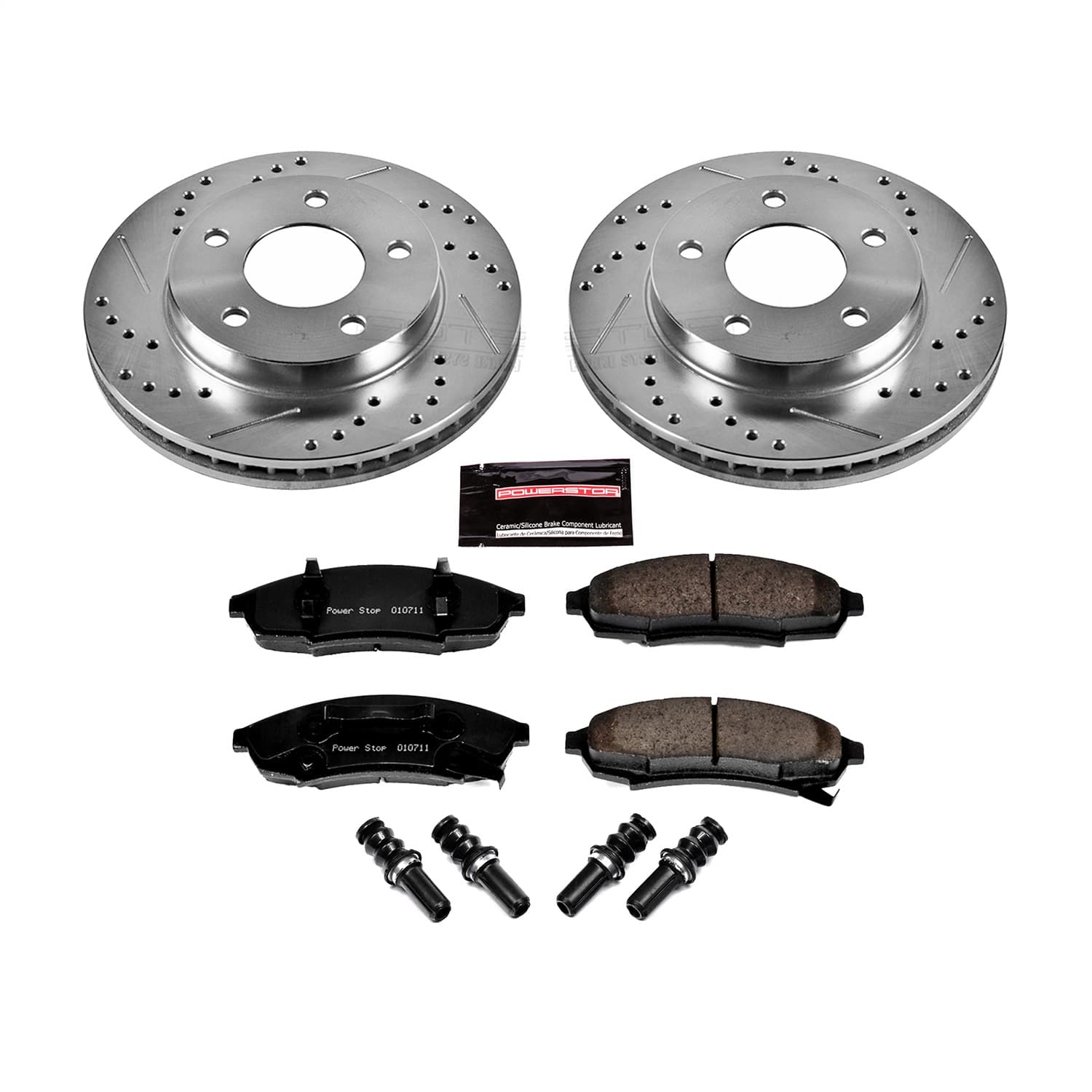 Power Stop - K7794 - Front - Disc Brake Pad and Rotor Kit image 1