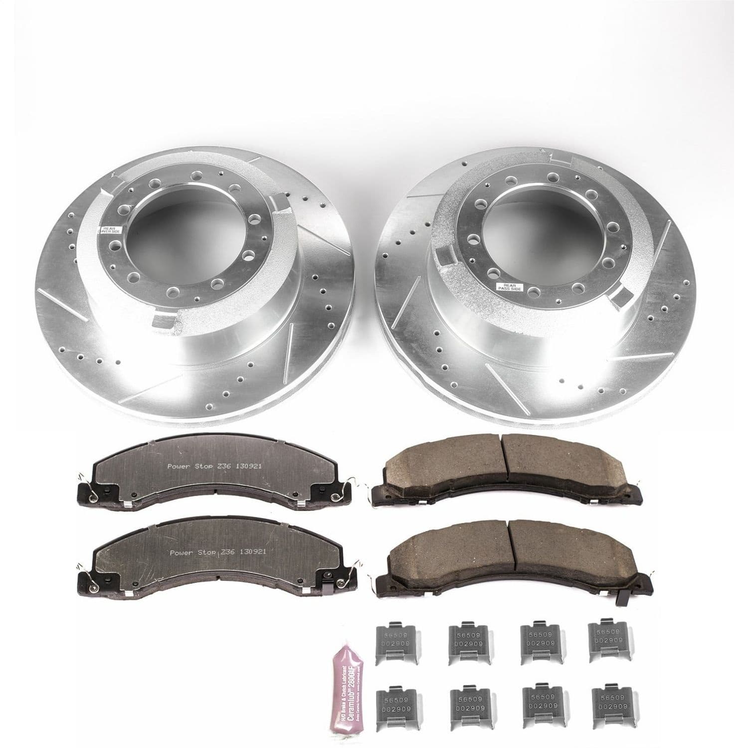Power Stop - K7800-36 - Rear - Disc Brake Pad and Rotor Kit image 1