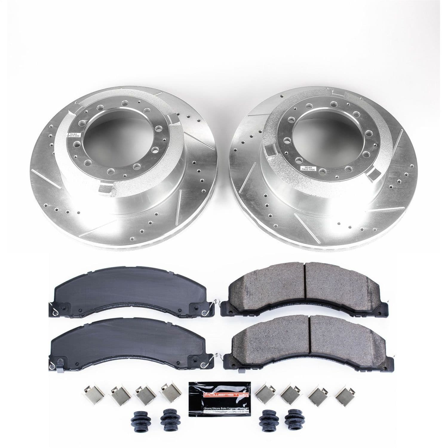 Power Stop - K7800 - Rear - Disc Brake Pad and Rotor Kit image 1
