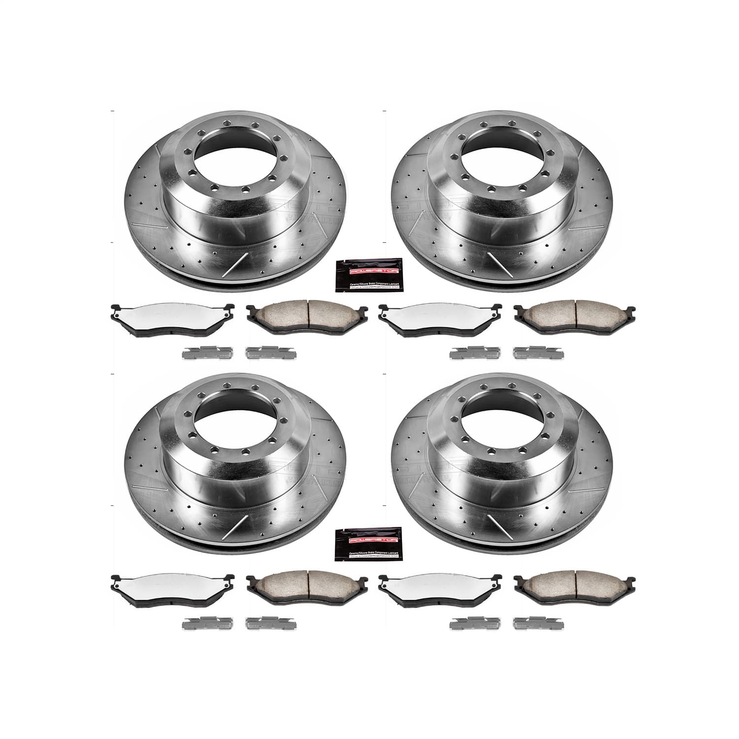 Power Stop - K7820-36 - Front and Rear - Disc Brake Pad and Rotor Kit image 1