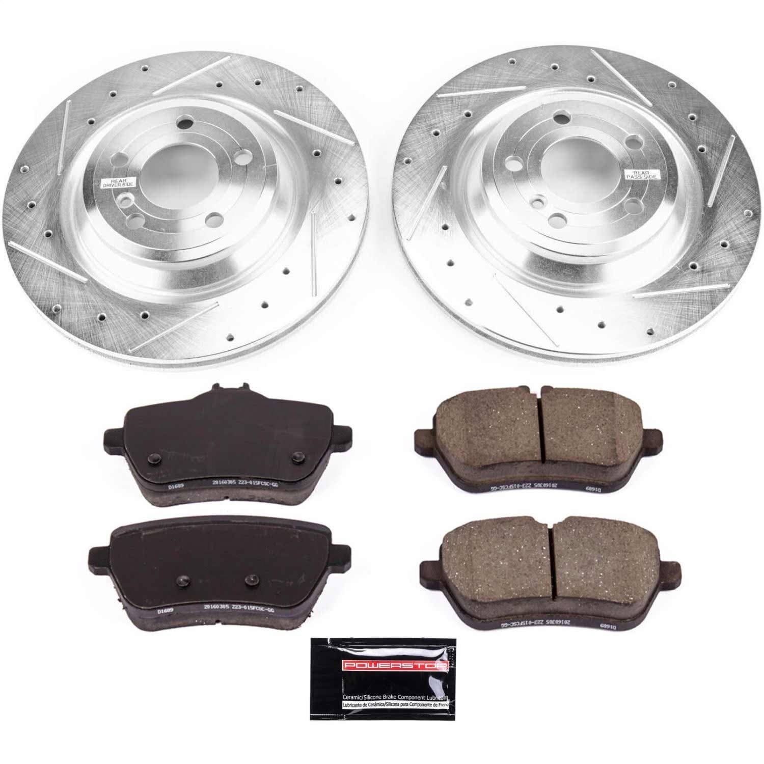 Power Stop - K7859 - Rear - Disc Brake Pad and Rotor Kit image 1