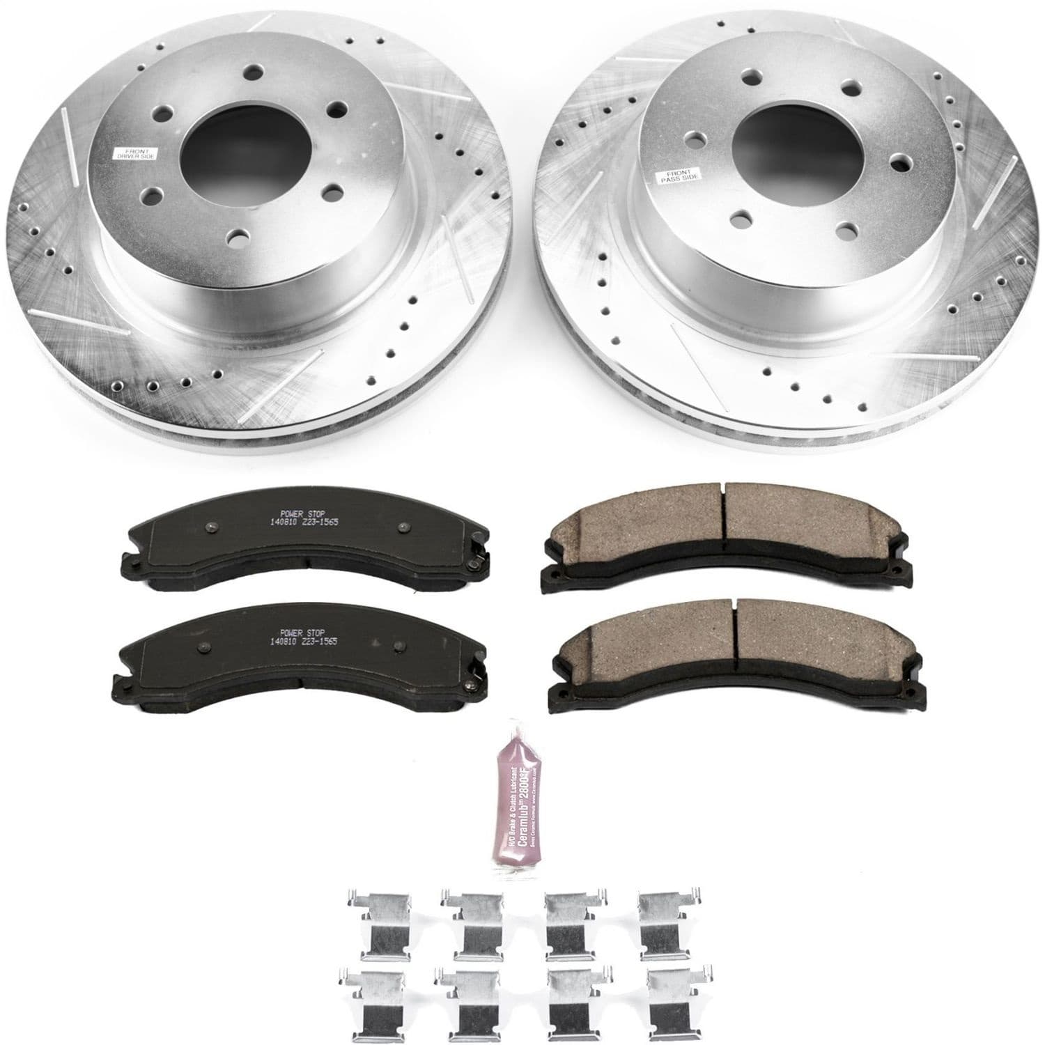 Power Stop - K7875 - Front - Disc Brake Pad and Rotor Kit image 1