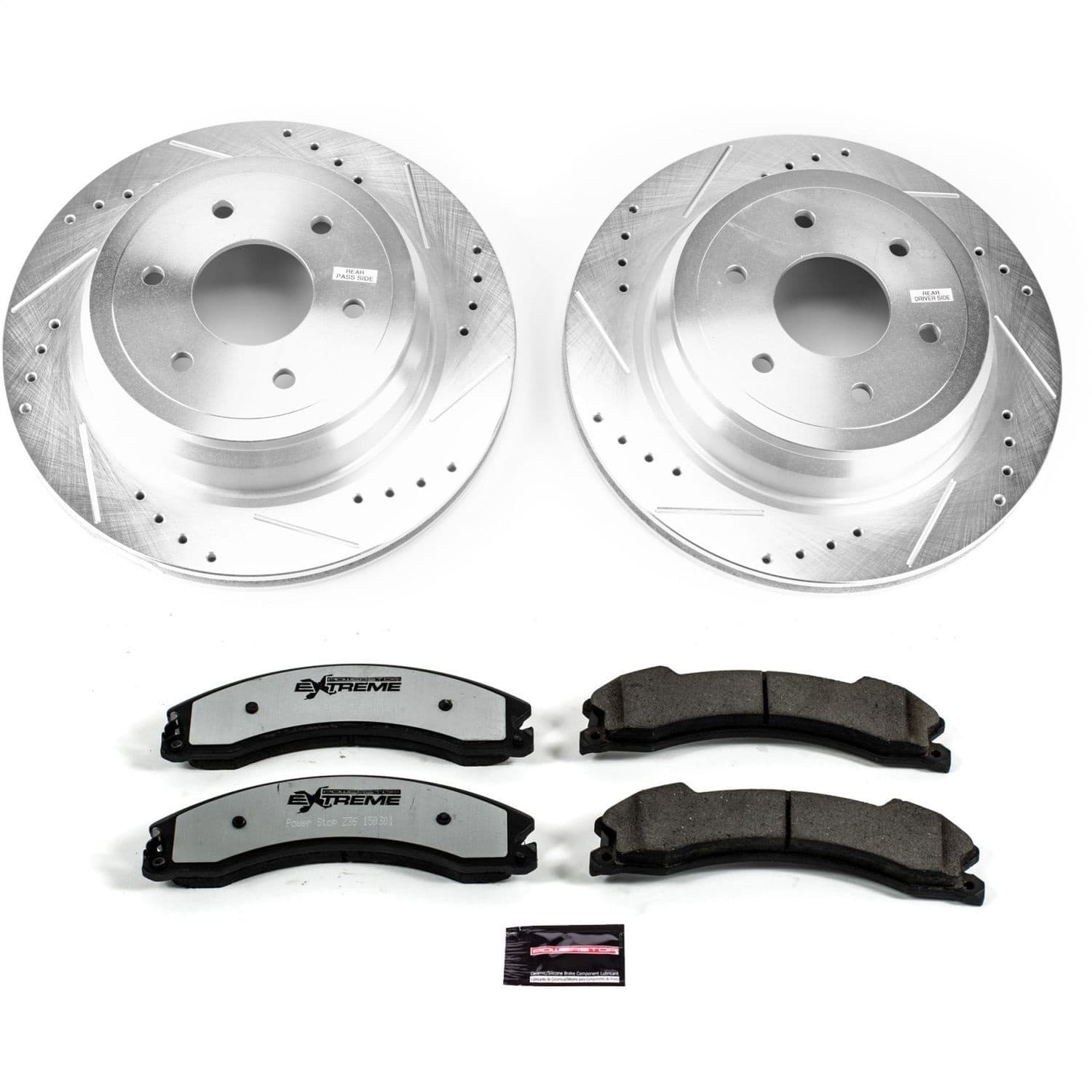 Power Stop - K7877-36 - Rear - Disc Brake Pad and Rotor Kit image 1