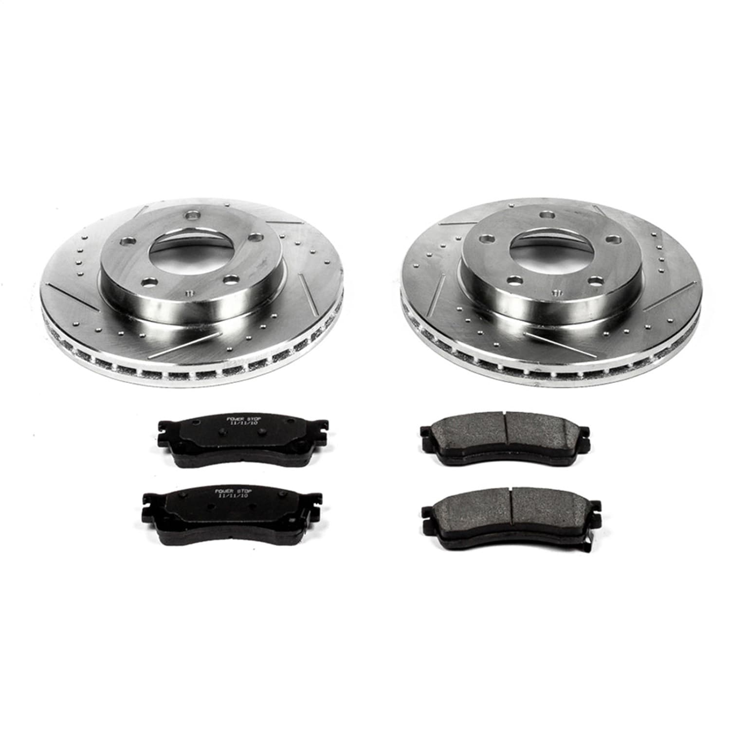 Power Stop - K788 - Front - Disc Brake Pad and Rotor Kit image 1