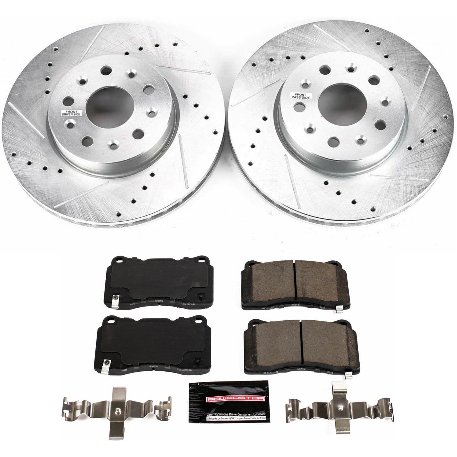 Power Stop - K7882 - Front - Disc Brake Pad and Rotor Kit image 1