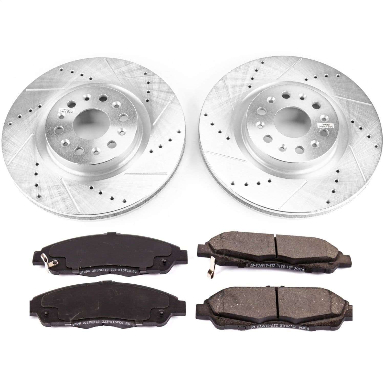 Power Stop - K7883 - Front - Disc Brake Pad and Rotor Kit image 1