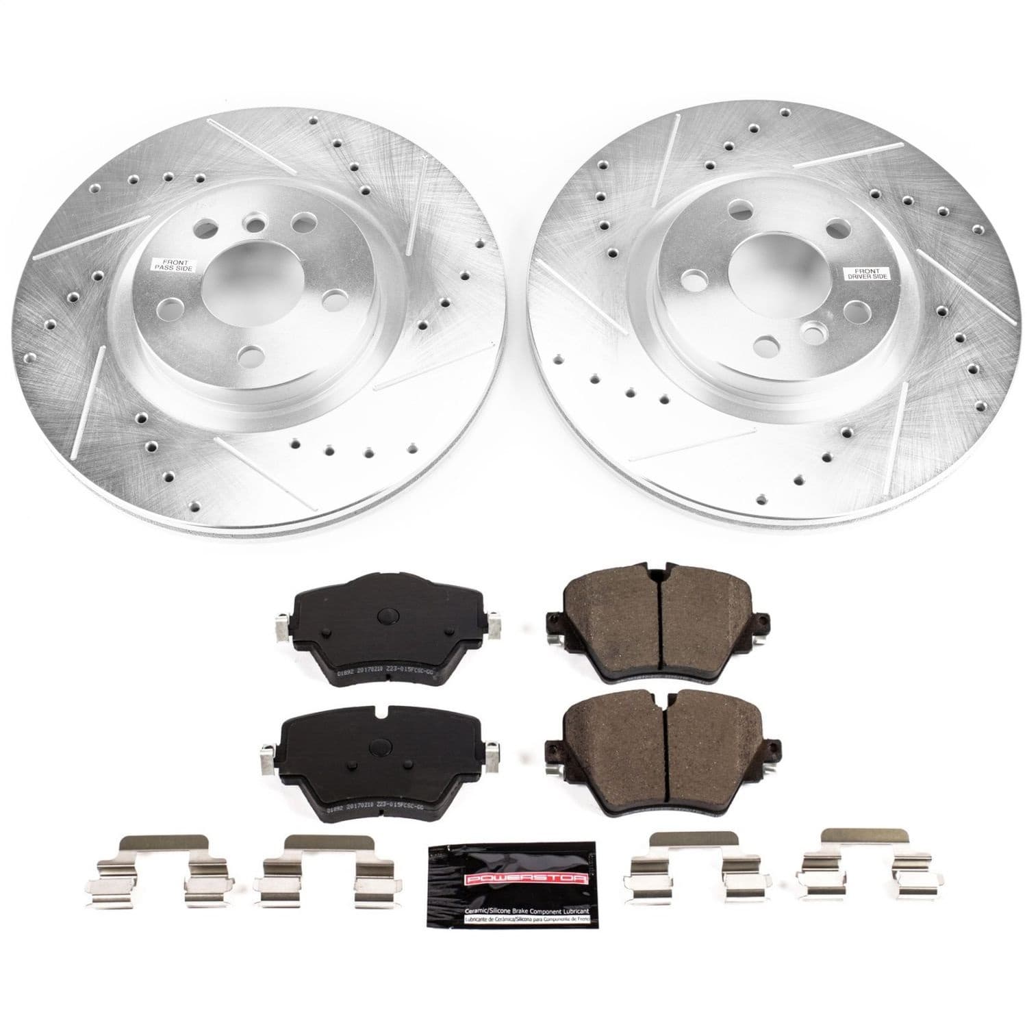 Power Stop - K7888 - Front - Disc Brake Pad and Rotor Kit image 1