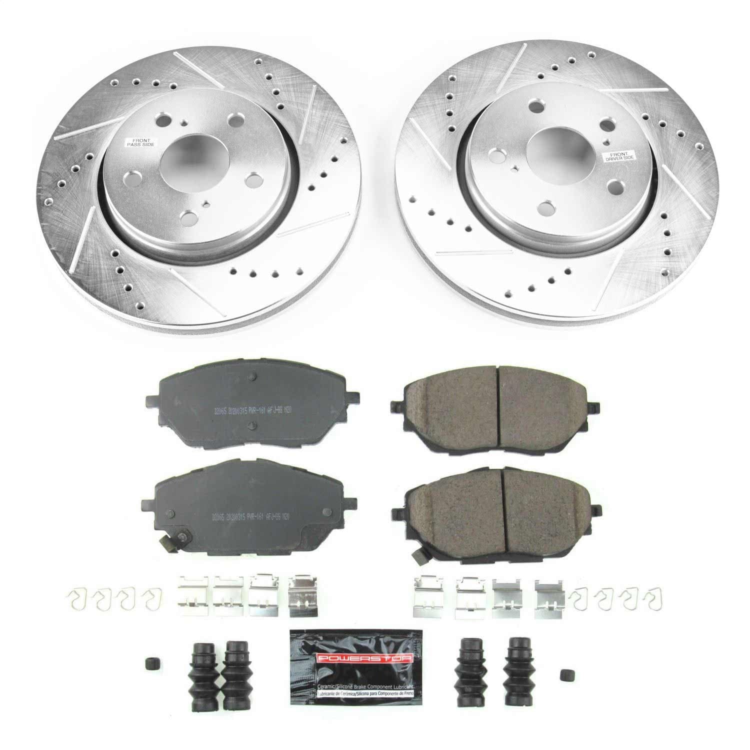 Power Stop - K7890 - Front - Disc Brake Pad and Rotor Kit image 1