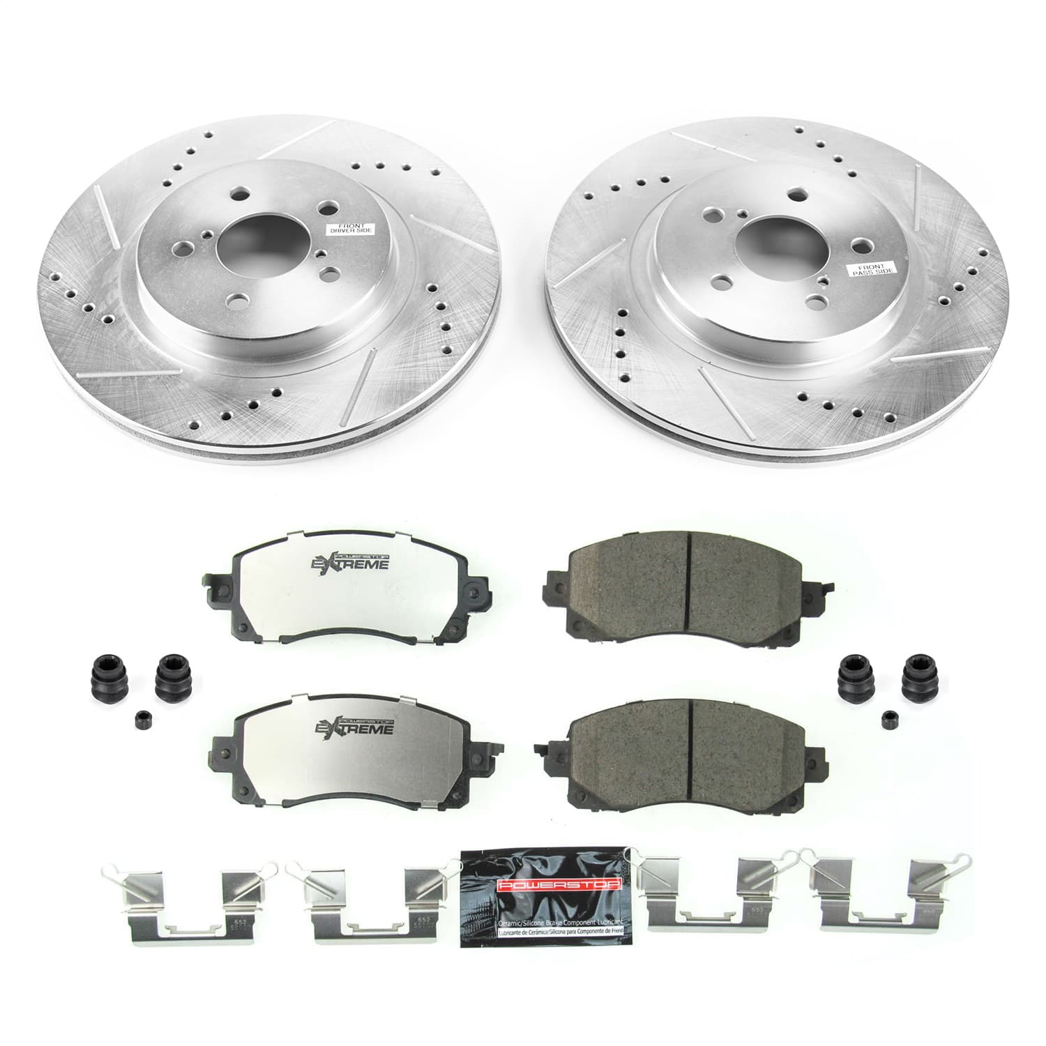 Power Stop - K7892-26 - Front - Disc Brake Pad and Rotor Kit image 1