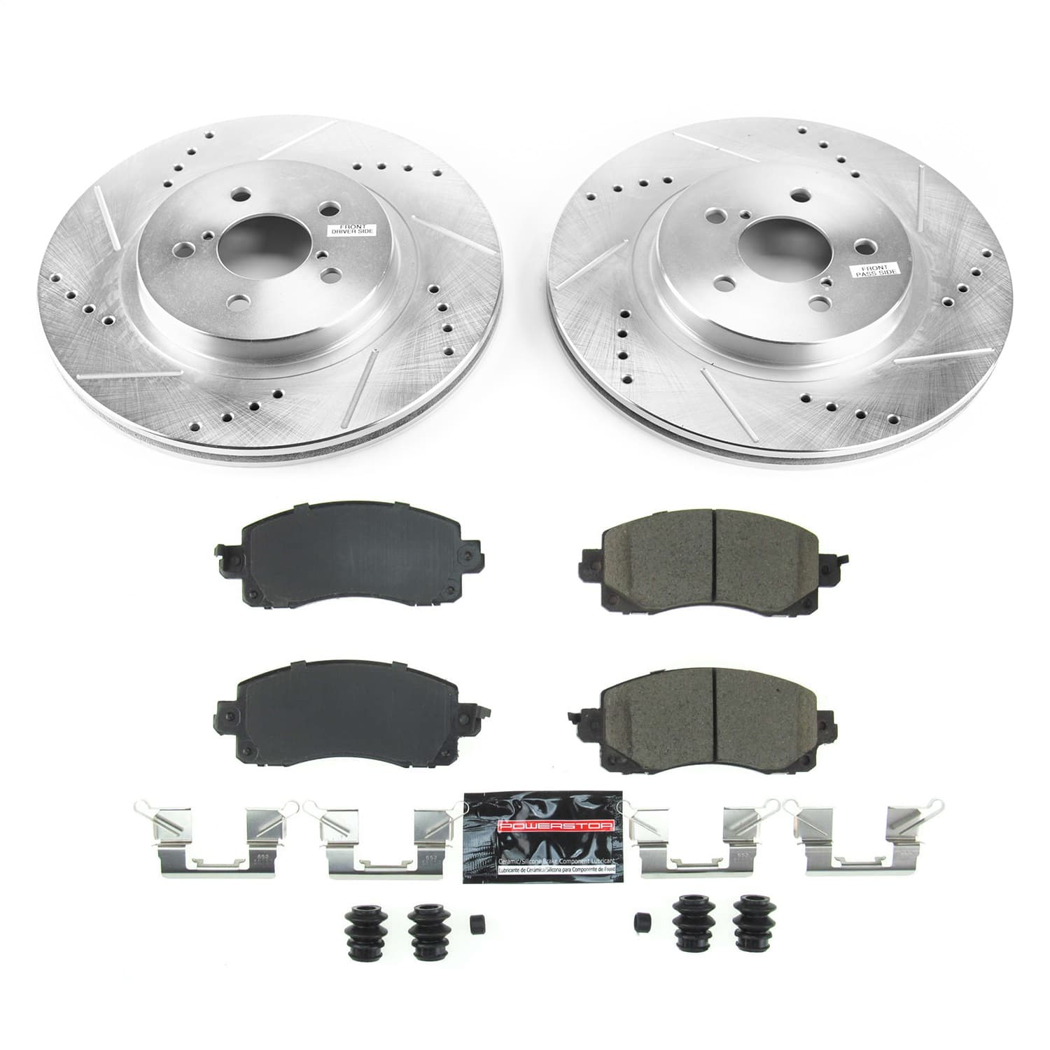 Power Stop - K7892 - Front - Disc Brake Pad and Rotor Kit image 1
