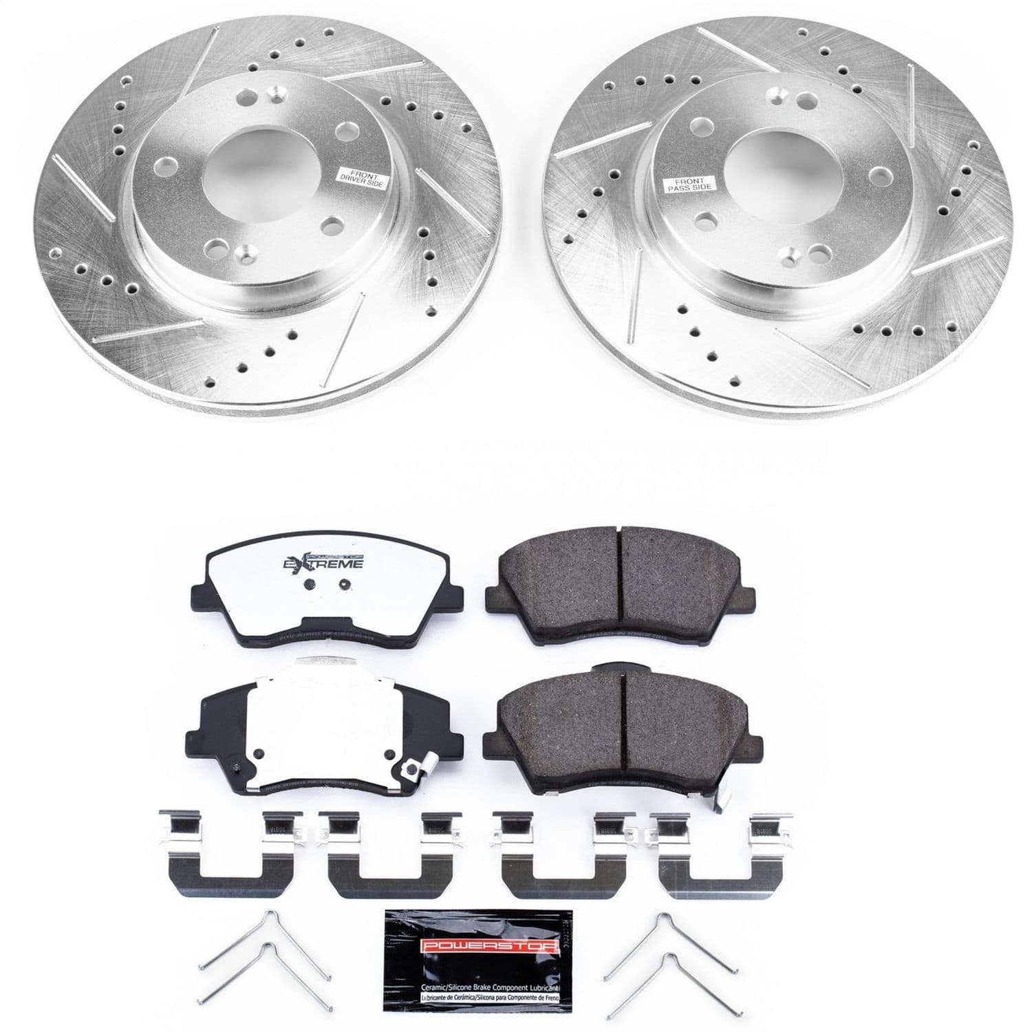 Power Stop - K7893-36 - Front - Disc Brake Pad and Rotor Kit image 1