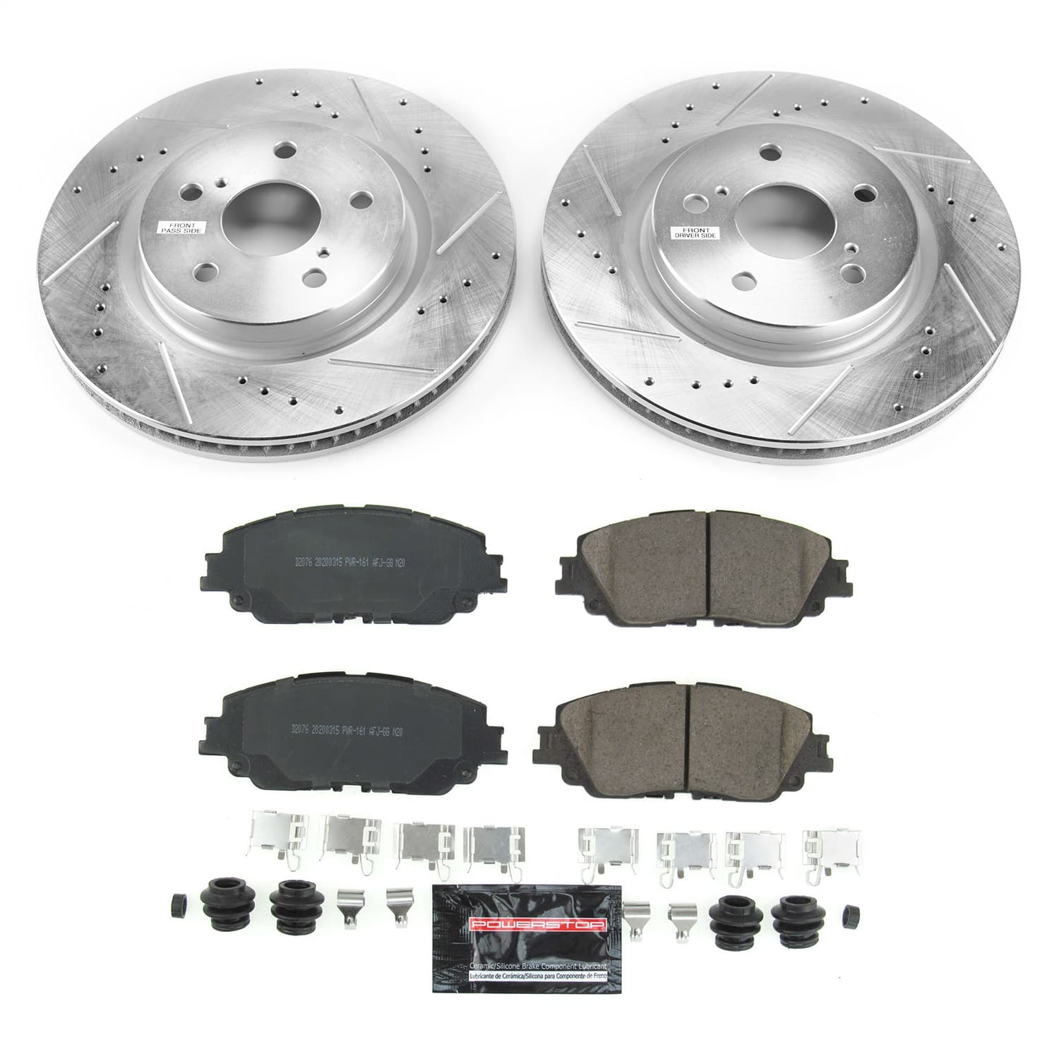 Power Stop - K7895 - Front - Disc Brake Pad and Rotor Kit image 1