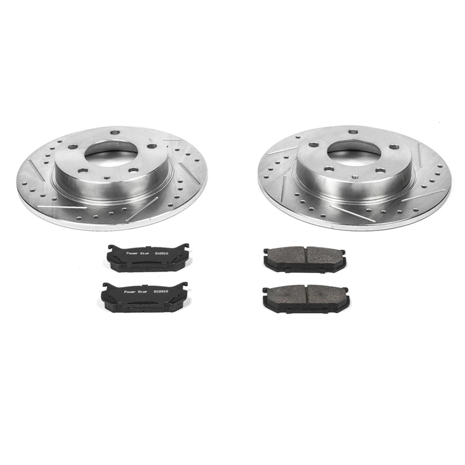 Power Stop - K790 - Rear - Disc Brake Pad and Rotor Kit image 1