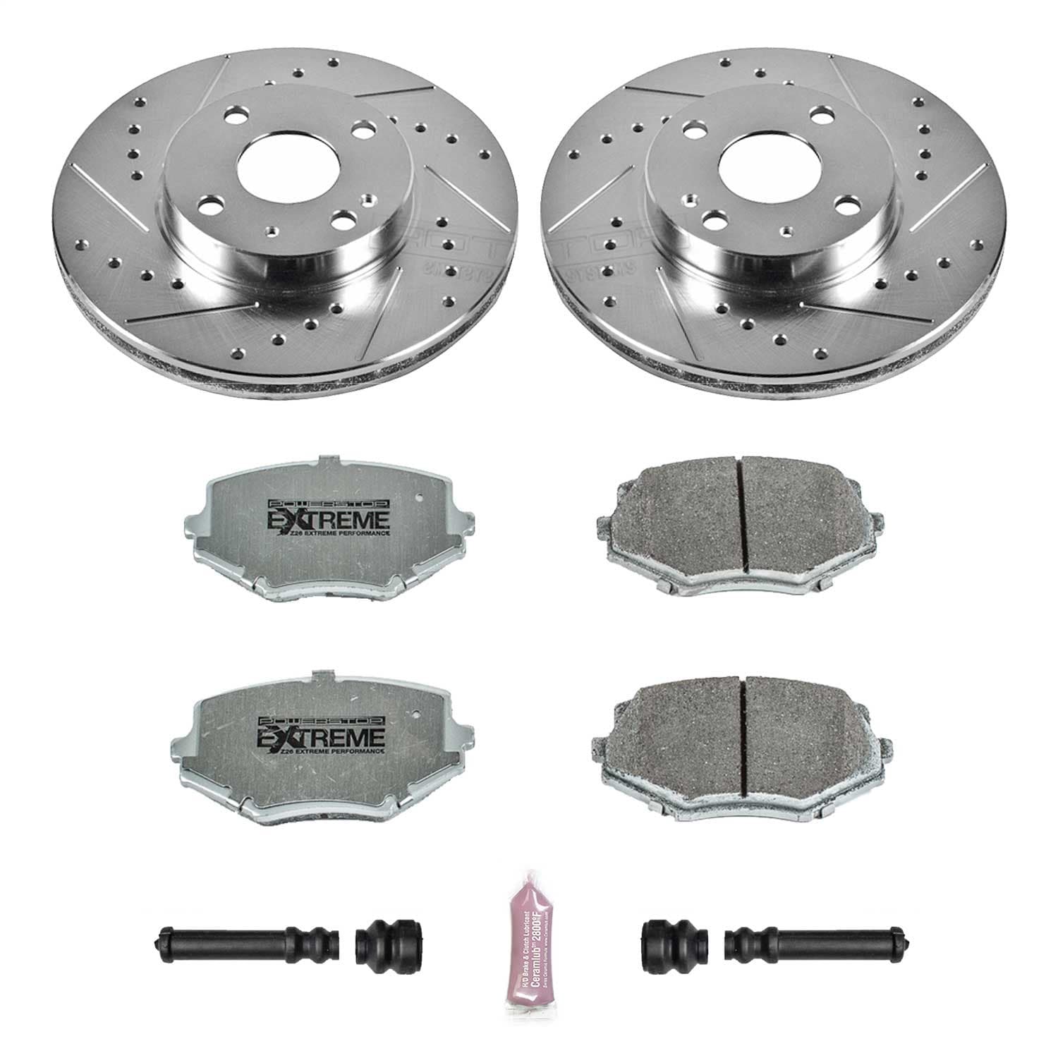 Power Stop - K793-26 - Front - Disc Brake Pad and Rotor Kit image 1