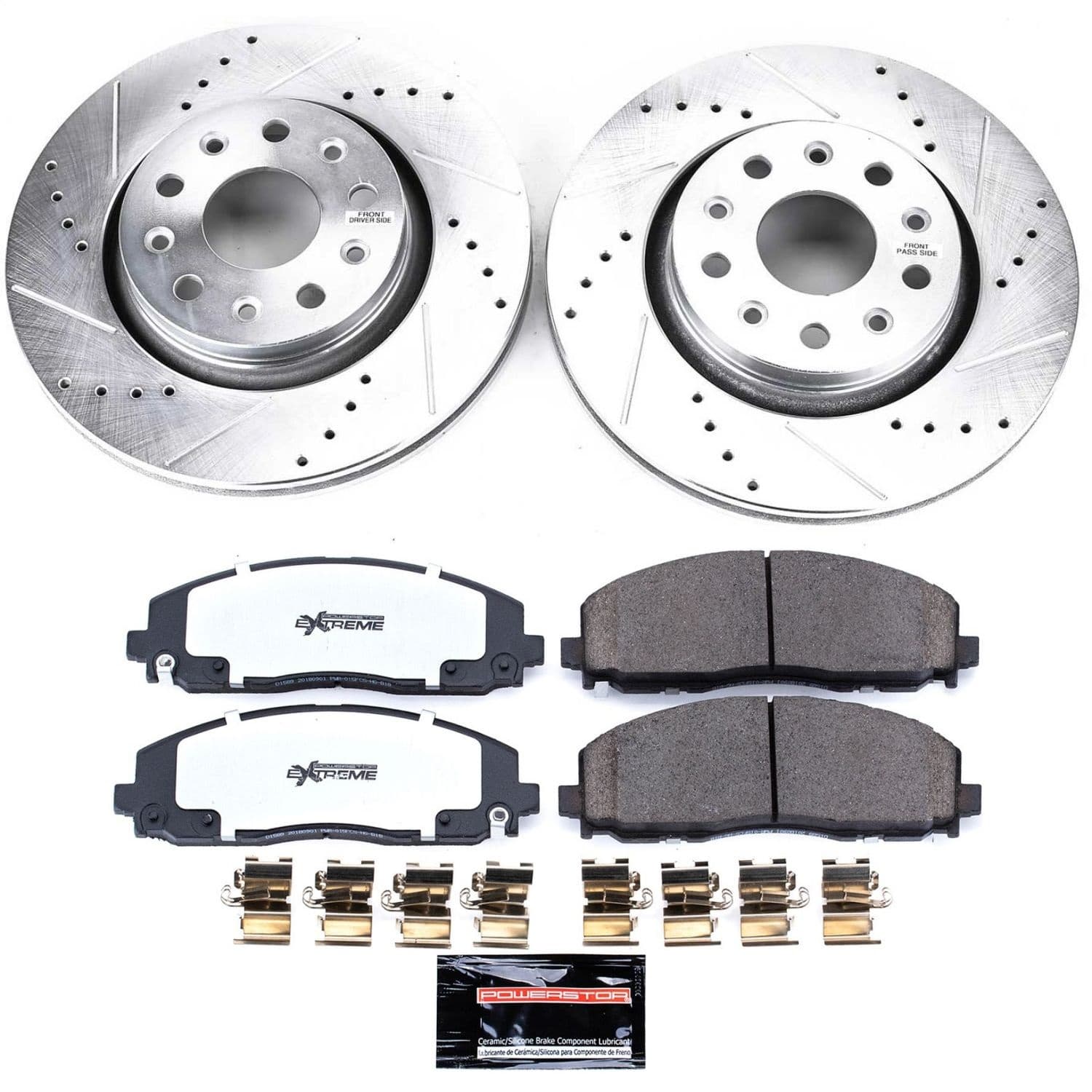 Power Stop - K7940-36 - Front - Disc Brake Pad and Rotor Kit image 1