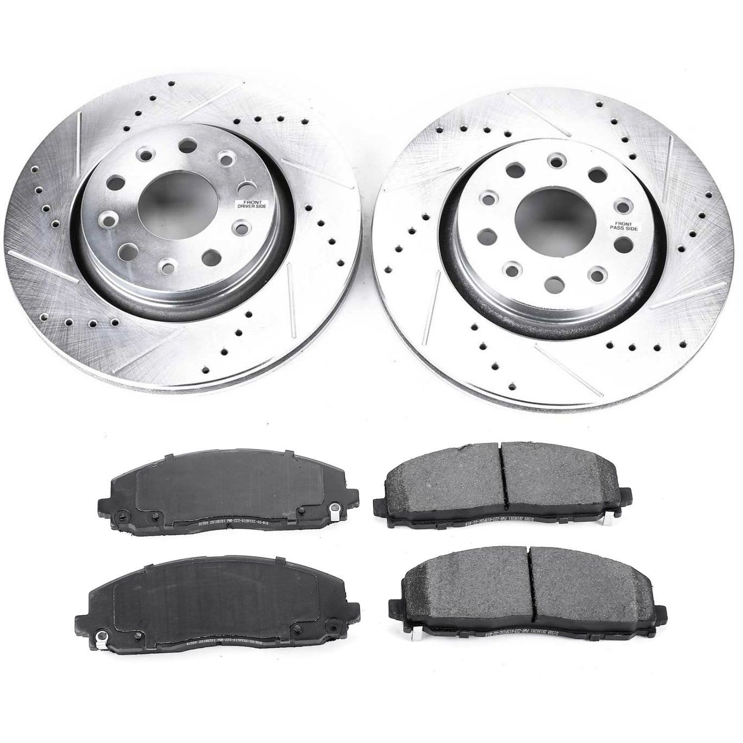 Power Stop - K7940 - Front - Disc Brake Pad and Rotor Kit image 1