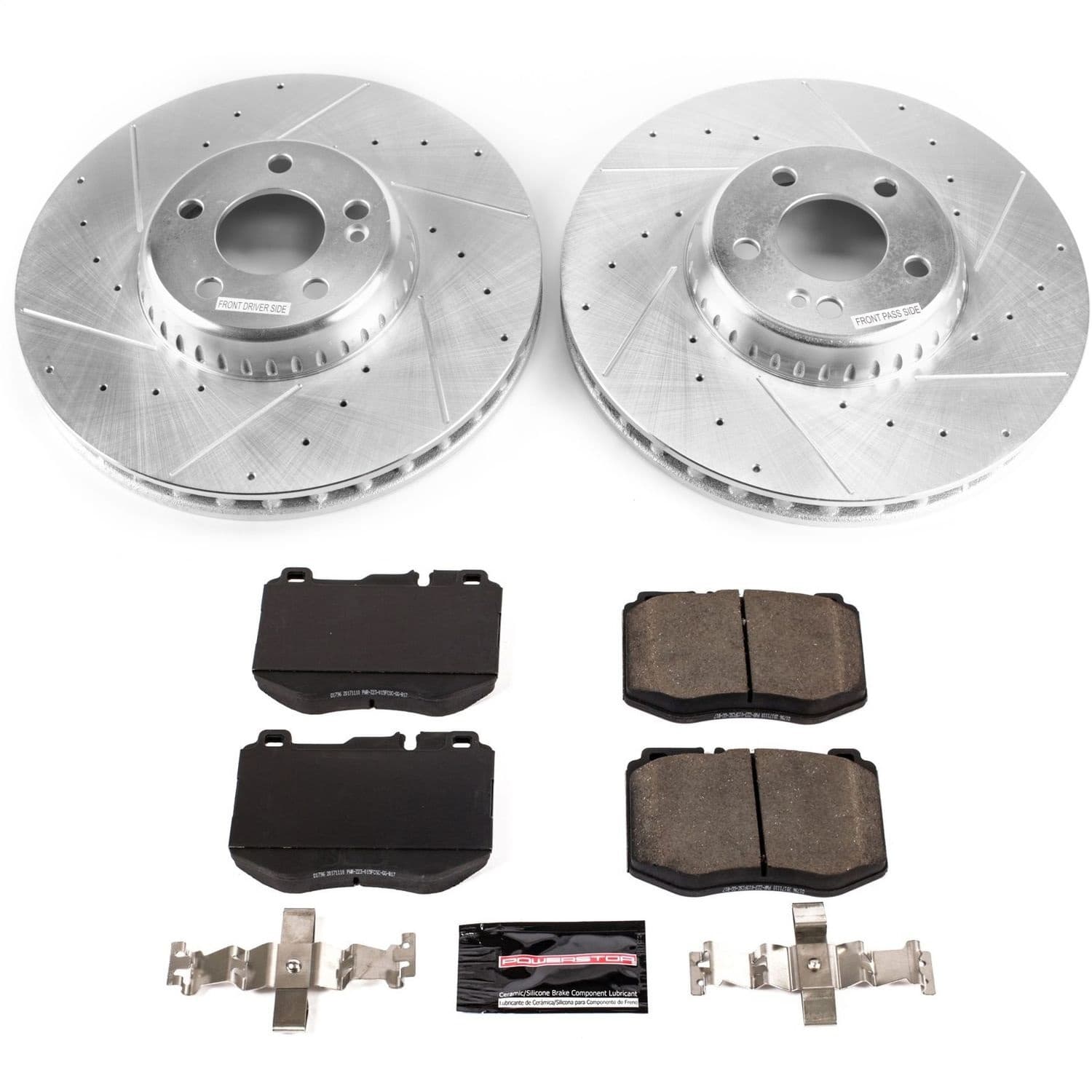 Power Stop - K7969 - Front - Disc Brake Pad and Rotor Kit image 1