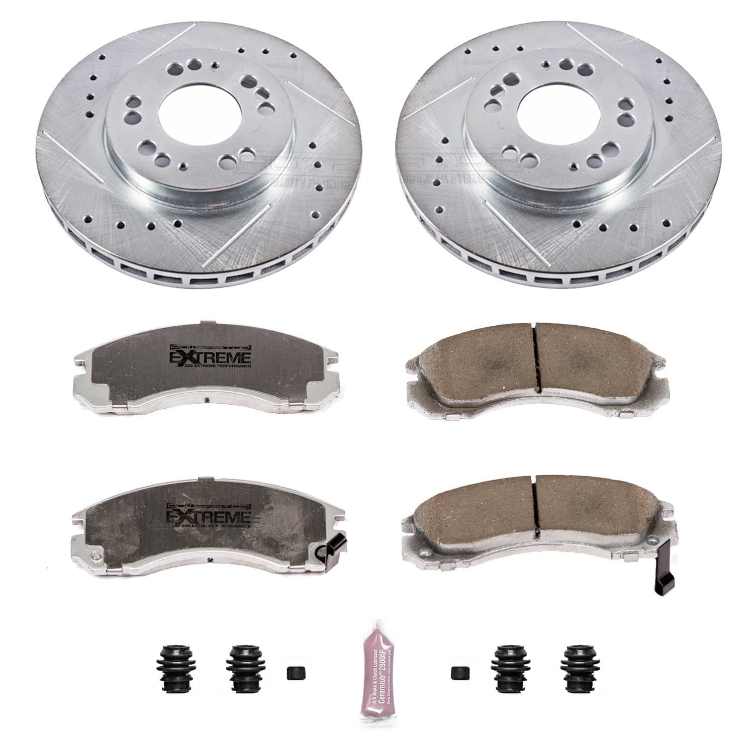 Power Stop - K798-26 - Front - Disc Brake Pad and Rotor Kit image 1