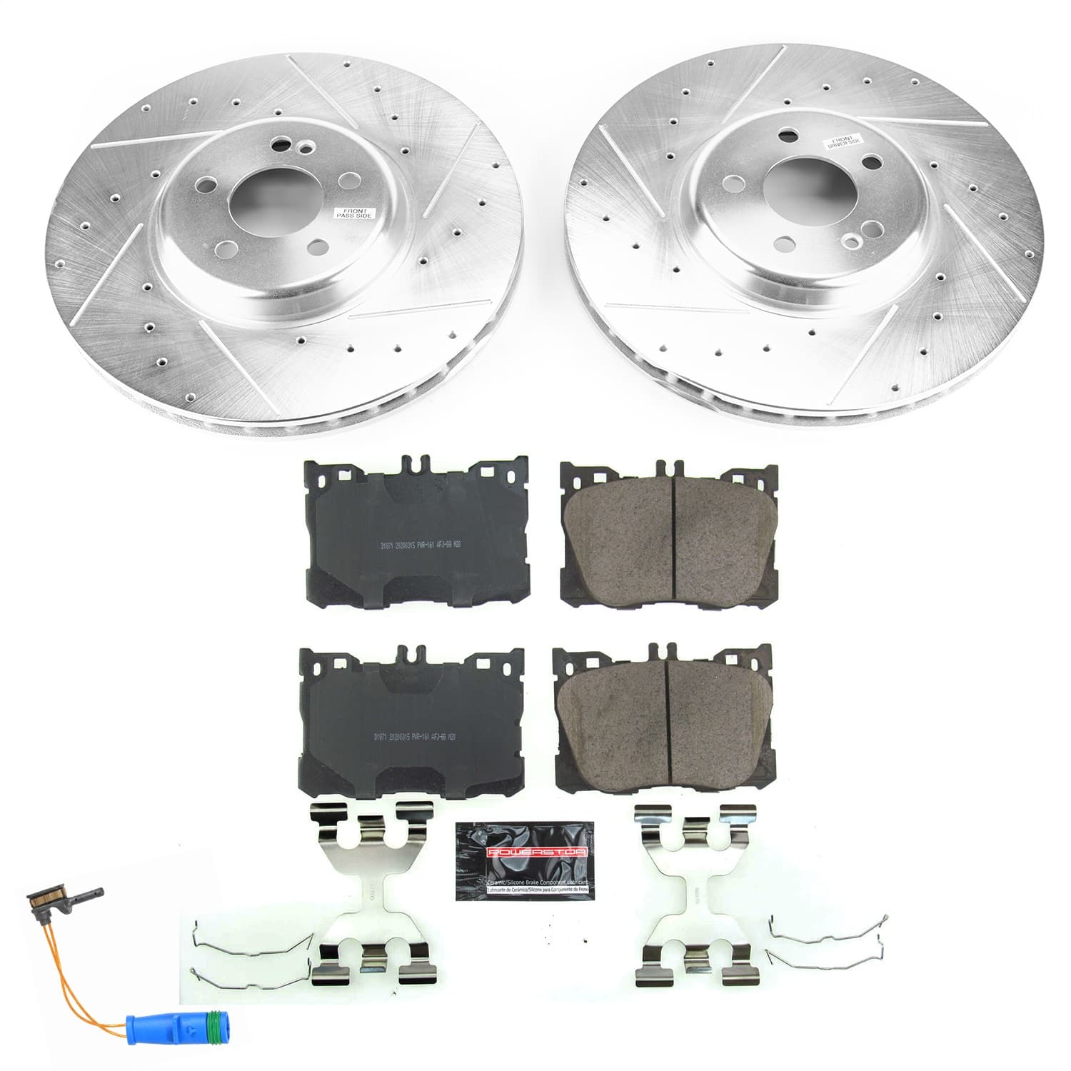 Power Stop - K7986 - Front - Disc Brake Pad and Rotor Kit image 1