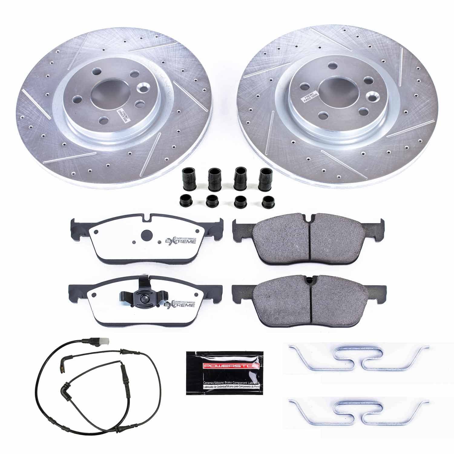 Power Stop - K7991-36 - Front - Disc Brake Pad and Rotor Kit image 1