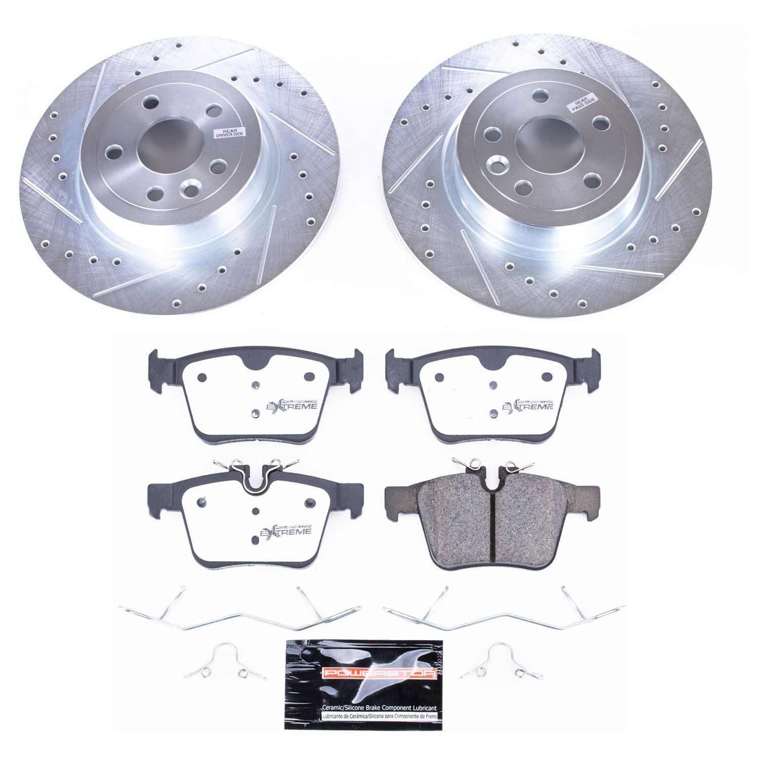 Power Stop - K7994-36 - Rear - Disc Brake Pad and Rotor Kit image 1