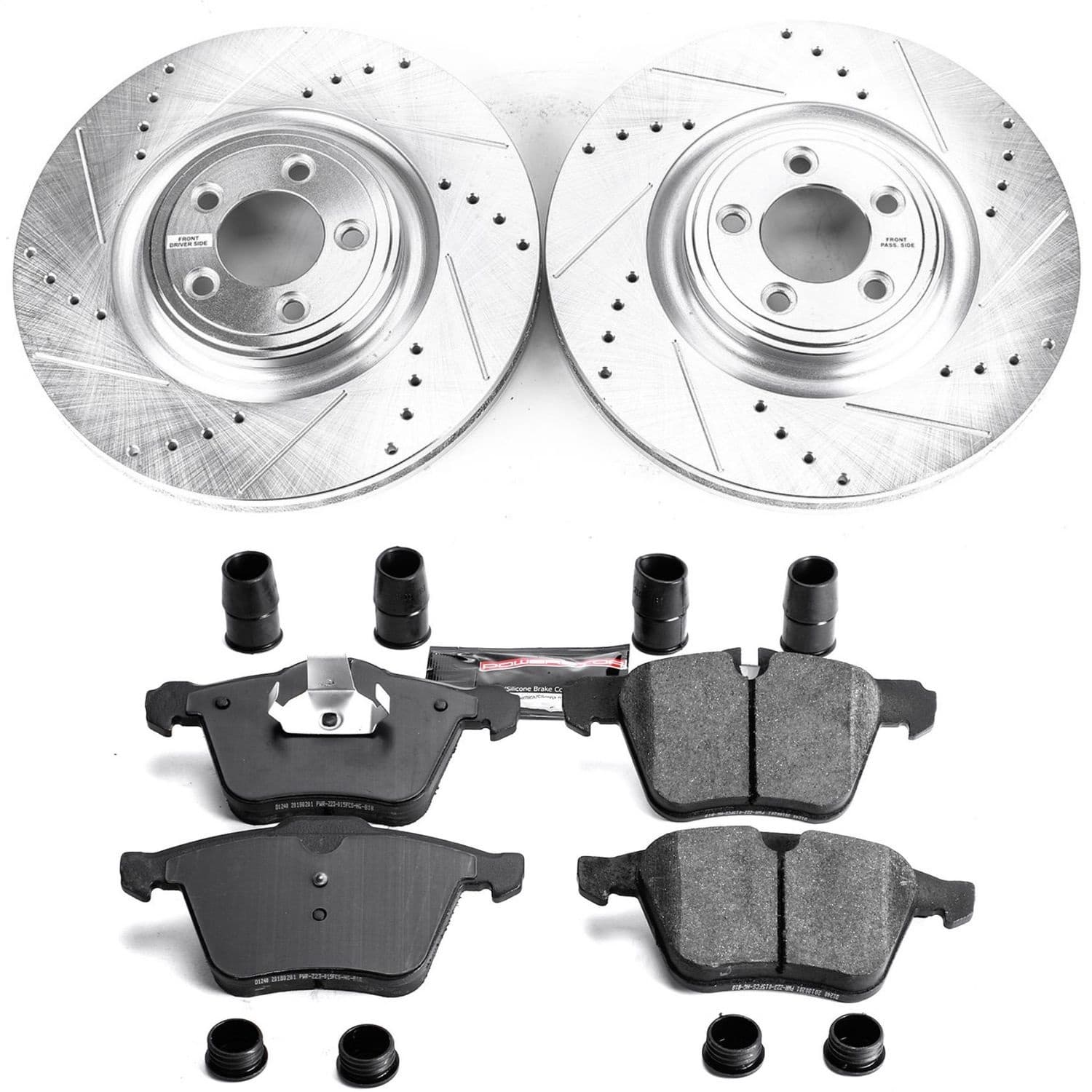 Power Stop - K8035 - Front - Disc Brake Pad and Rotor Kit image 1